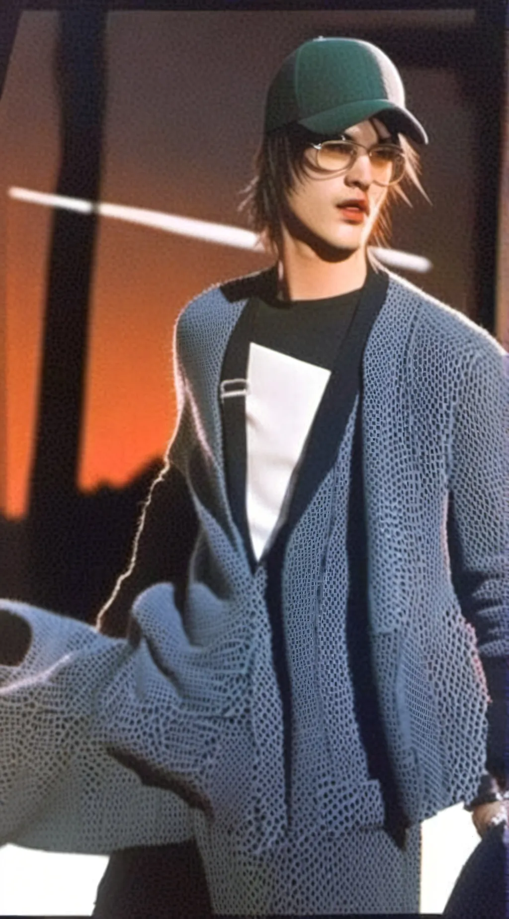 ai character: Mikey Way  background
