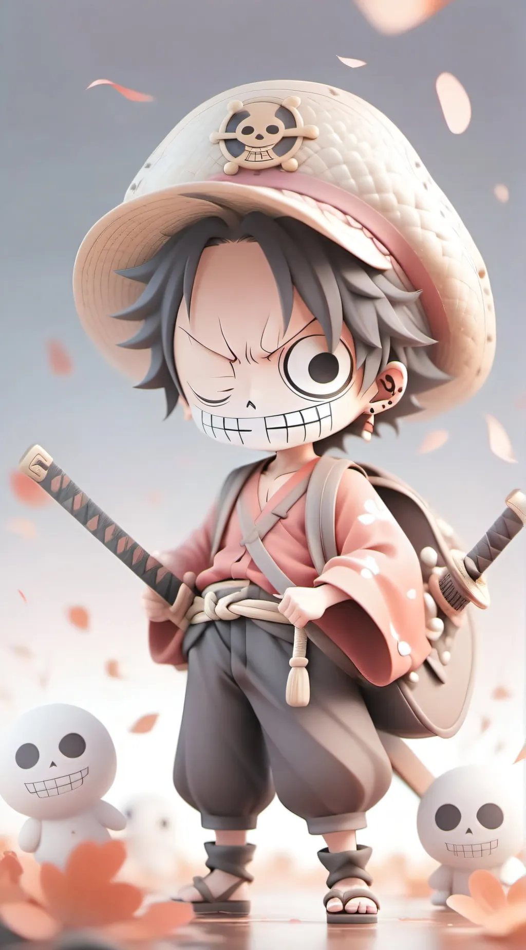 ai character: One piece gang background