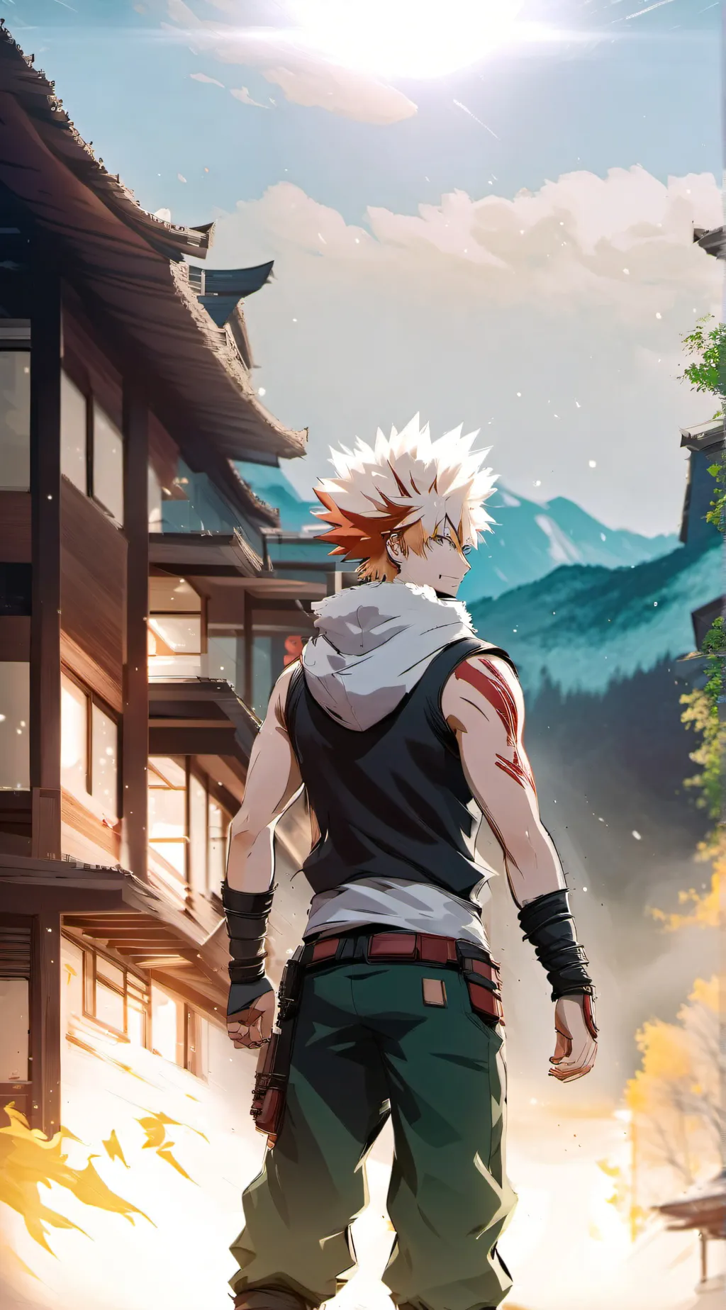 ai character: bakugo background