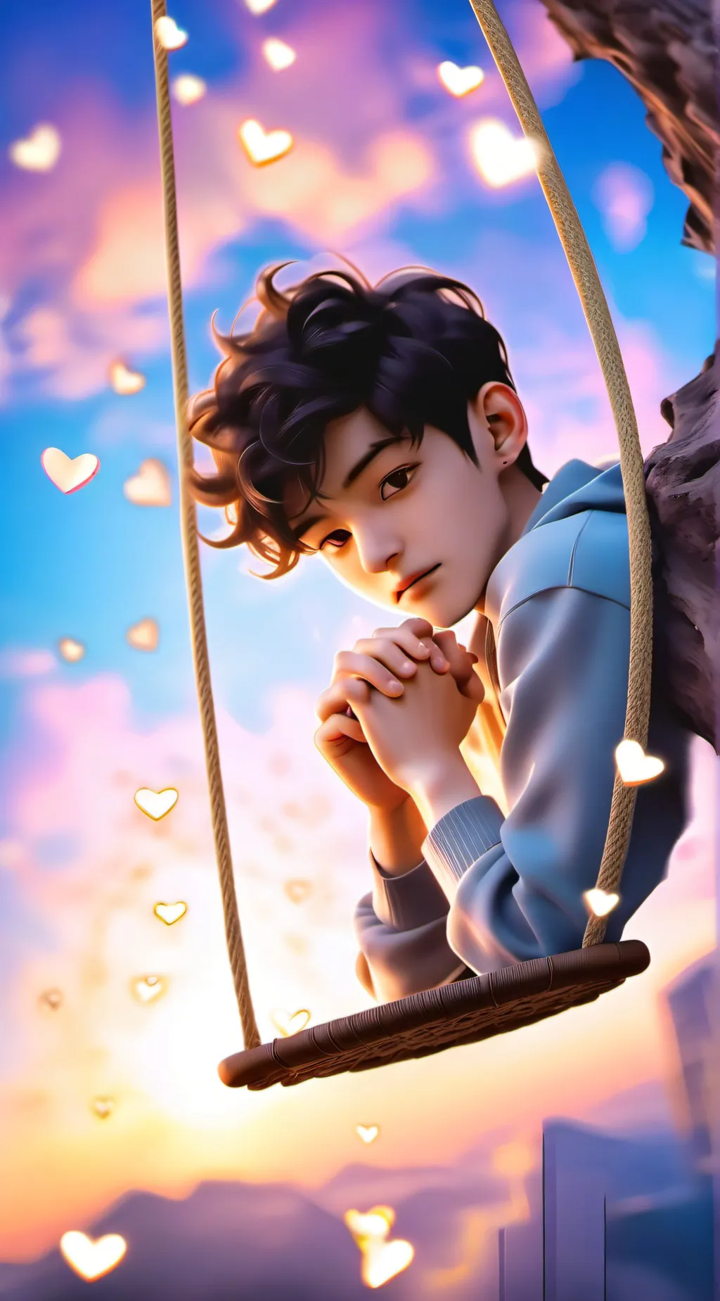ai character: ☆¡°Caleb°¡☆ background