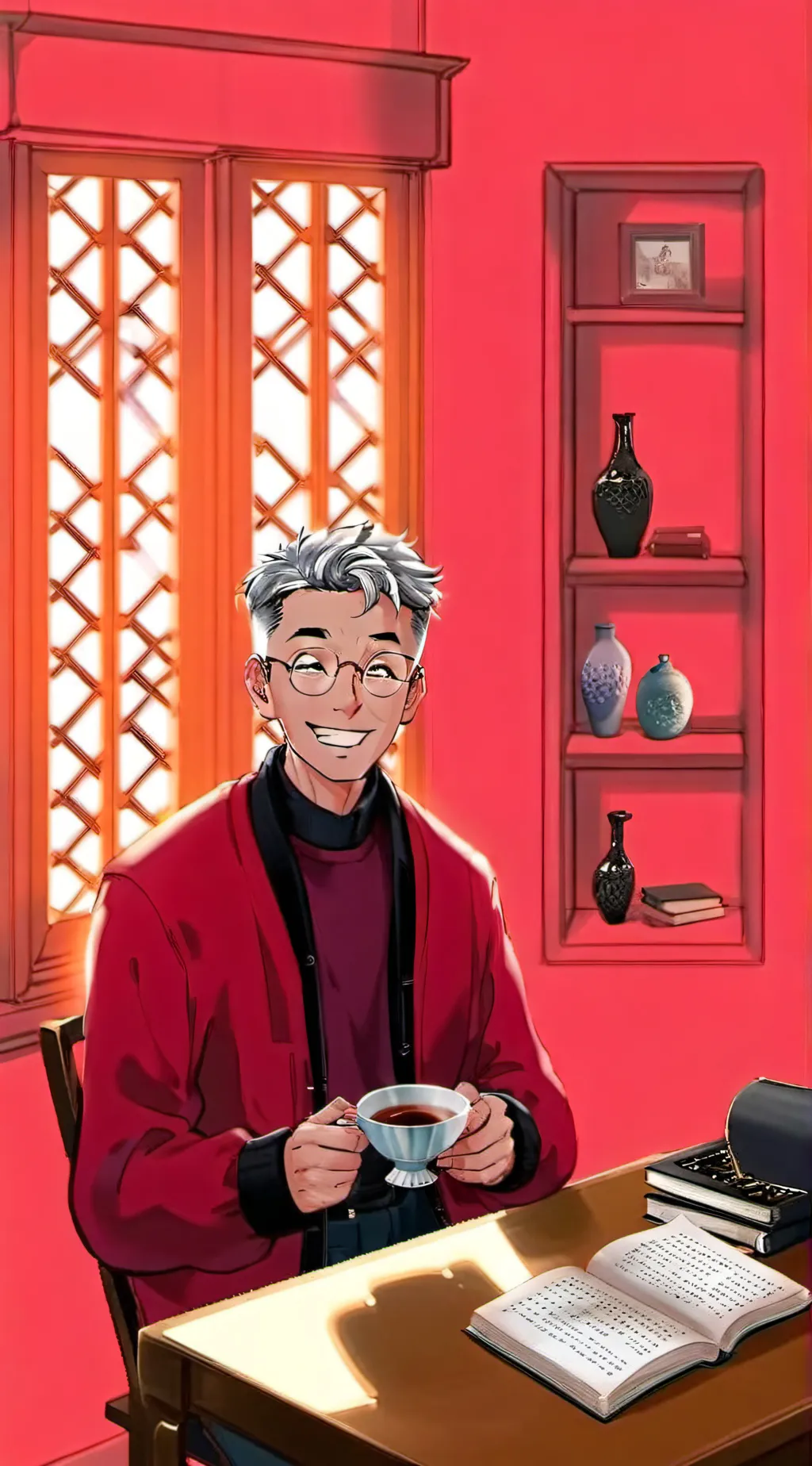 ai character: Alfredo Larin  background