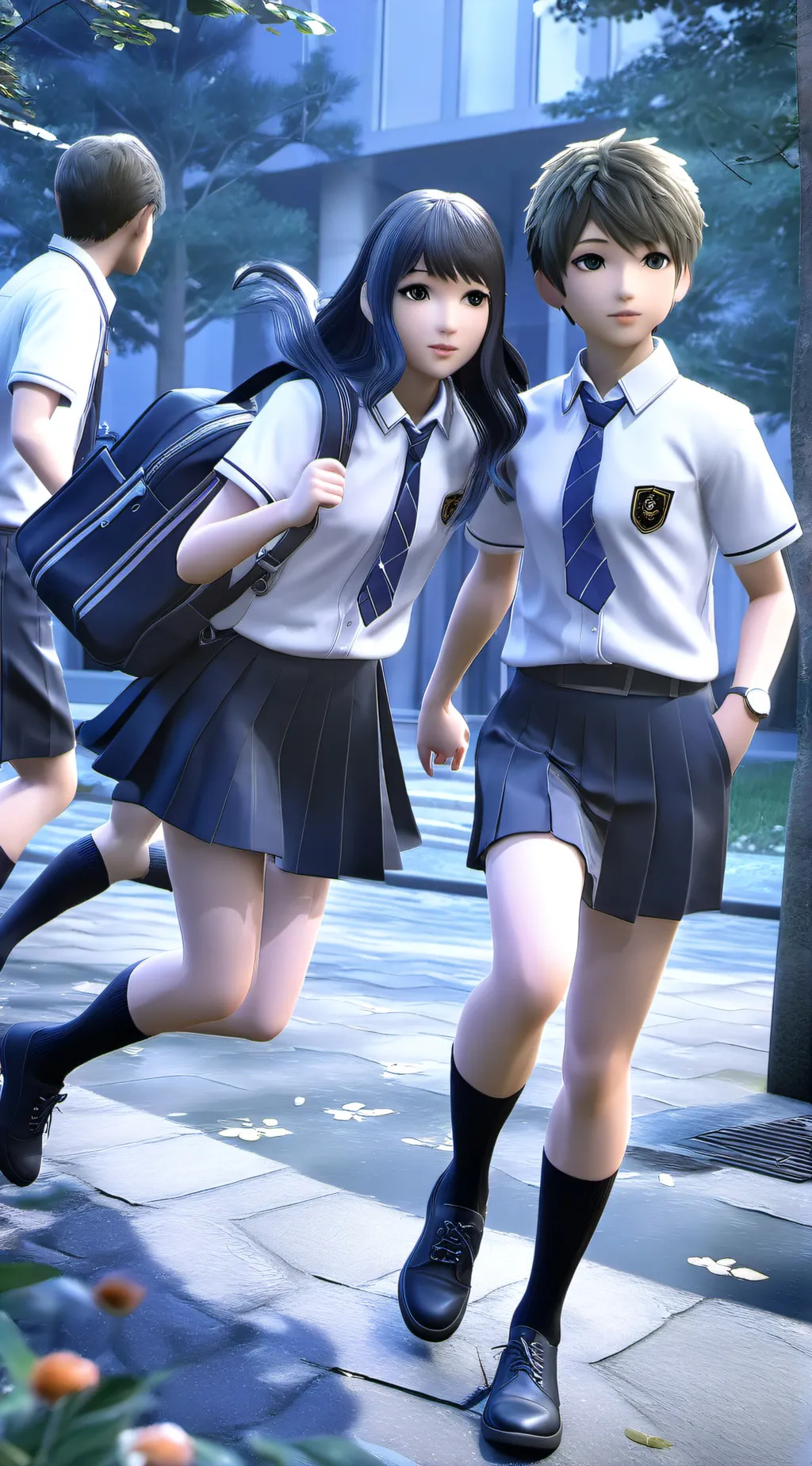 ai character: school🙃 background