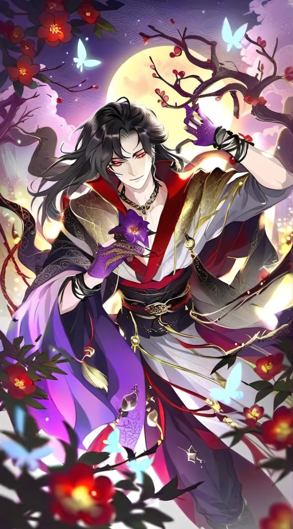ai character: uppermoons background