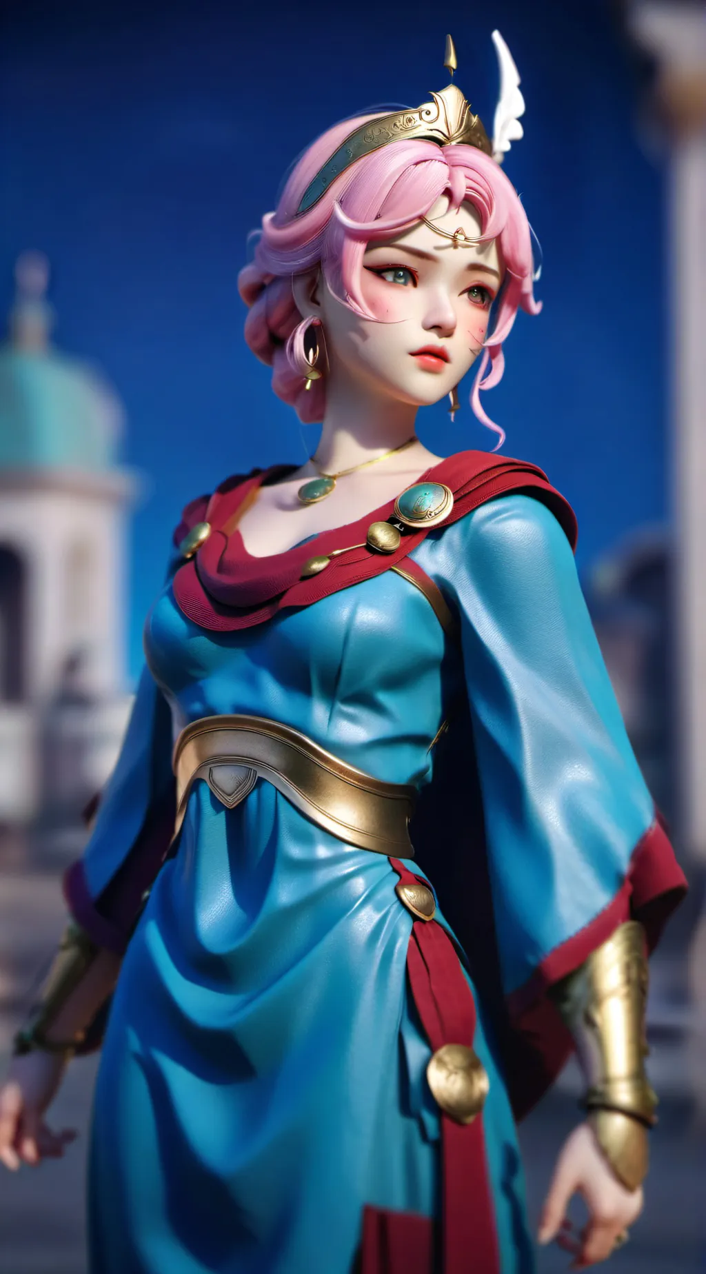 ai character: Lin  background
