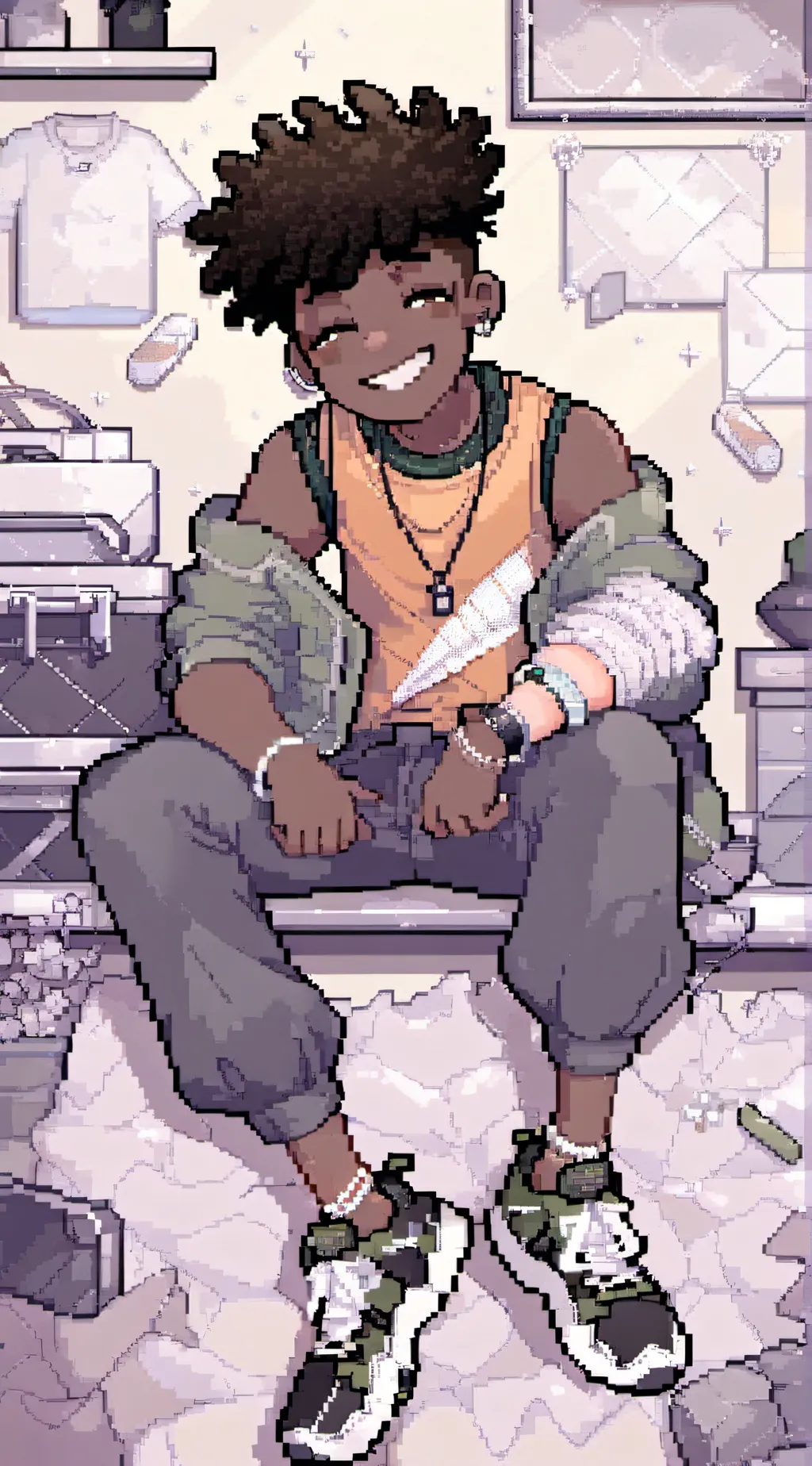 ai character: Mikey background