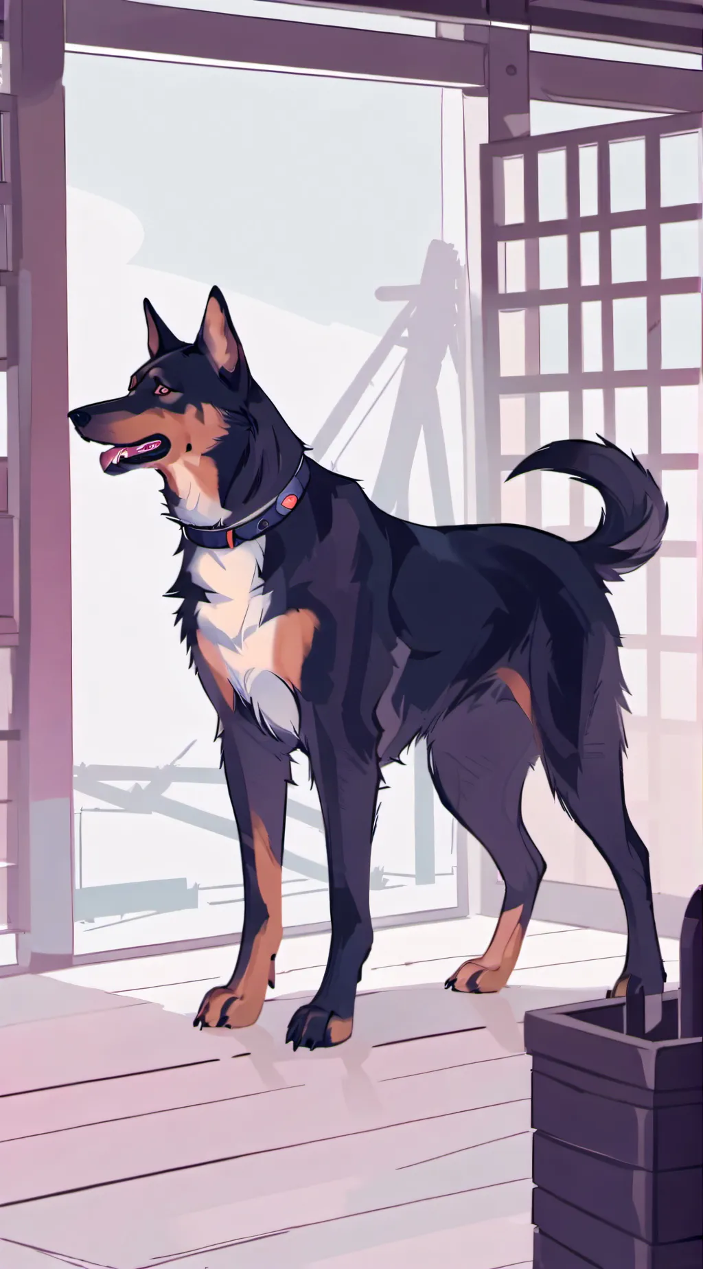 ai character: kuri x asher background