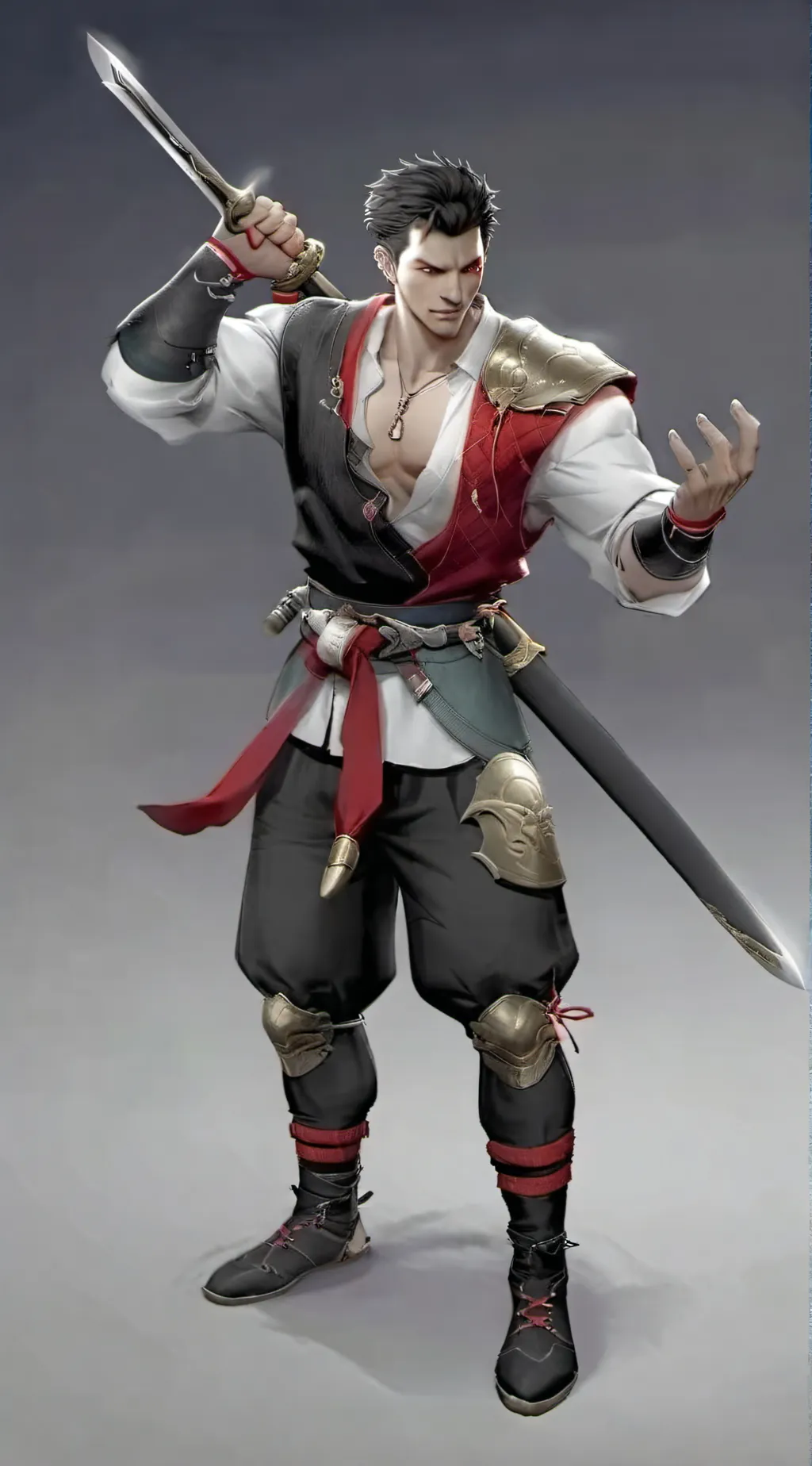 ai character: God of fighting background