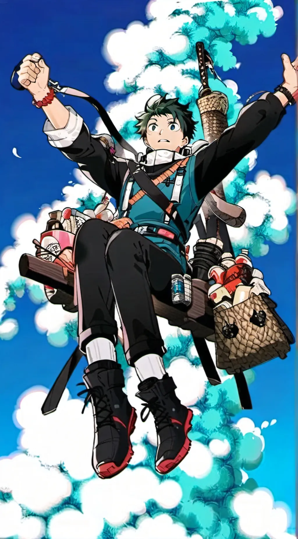 ai character: Turma do MHA background
