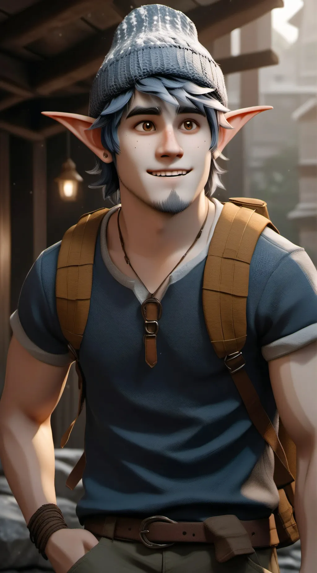 ai character: Barley background