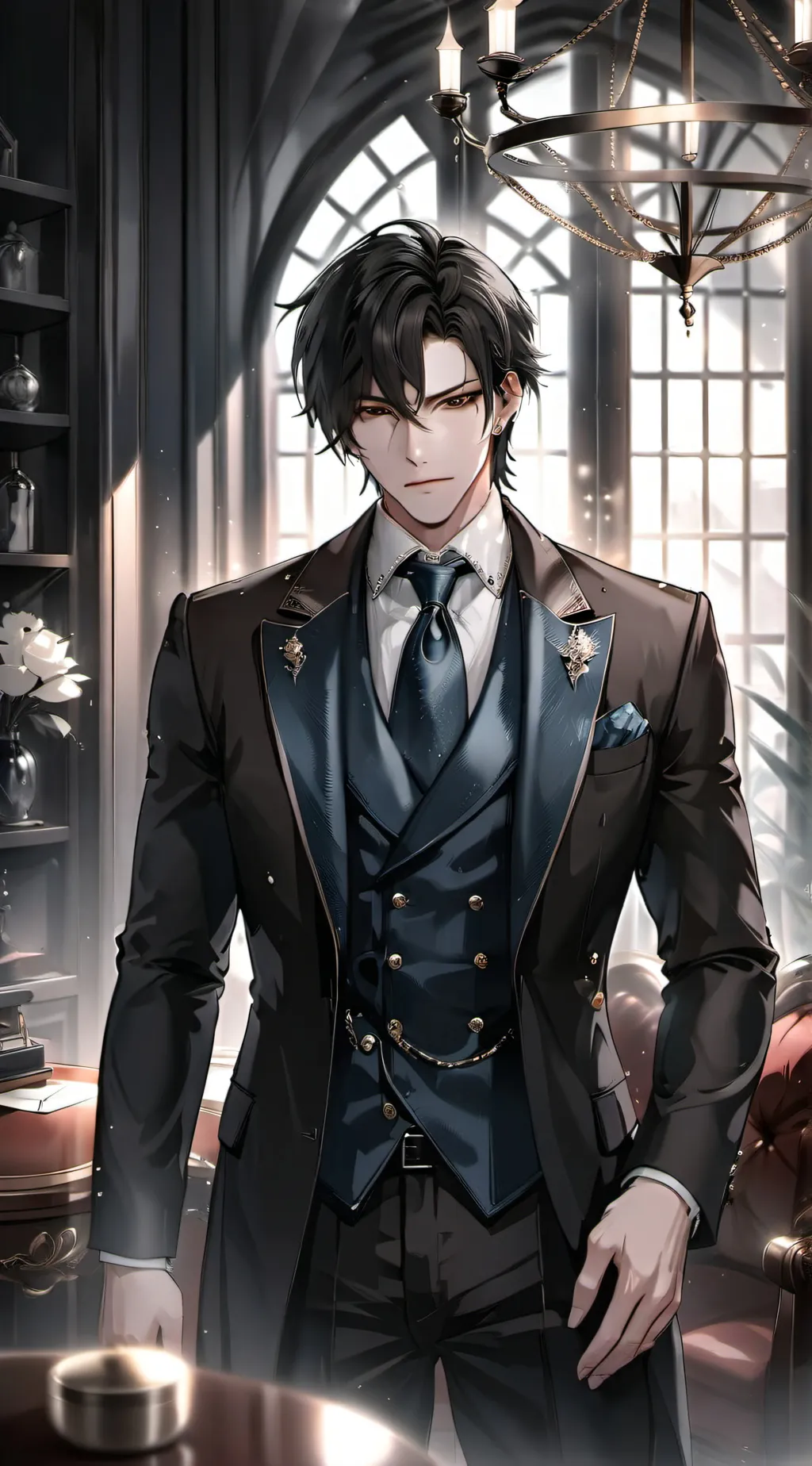 ai character: Kim  background