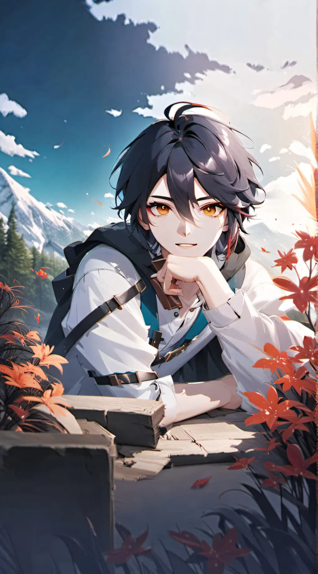 ai character: Anton  background