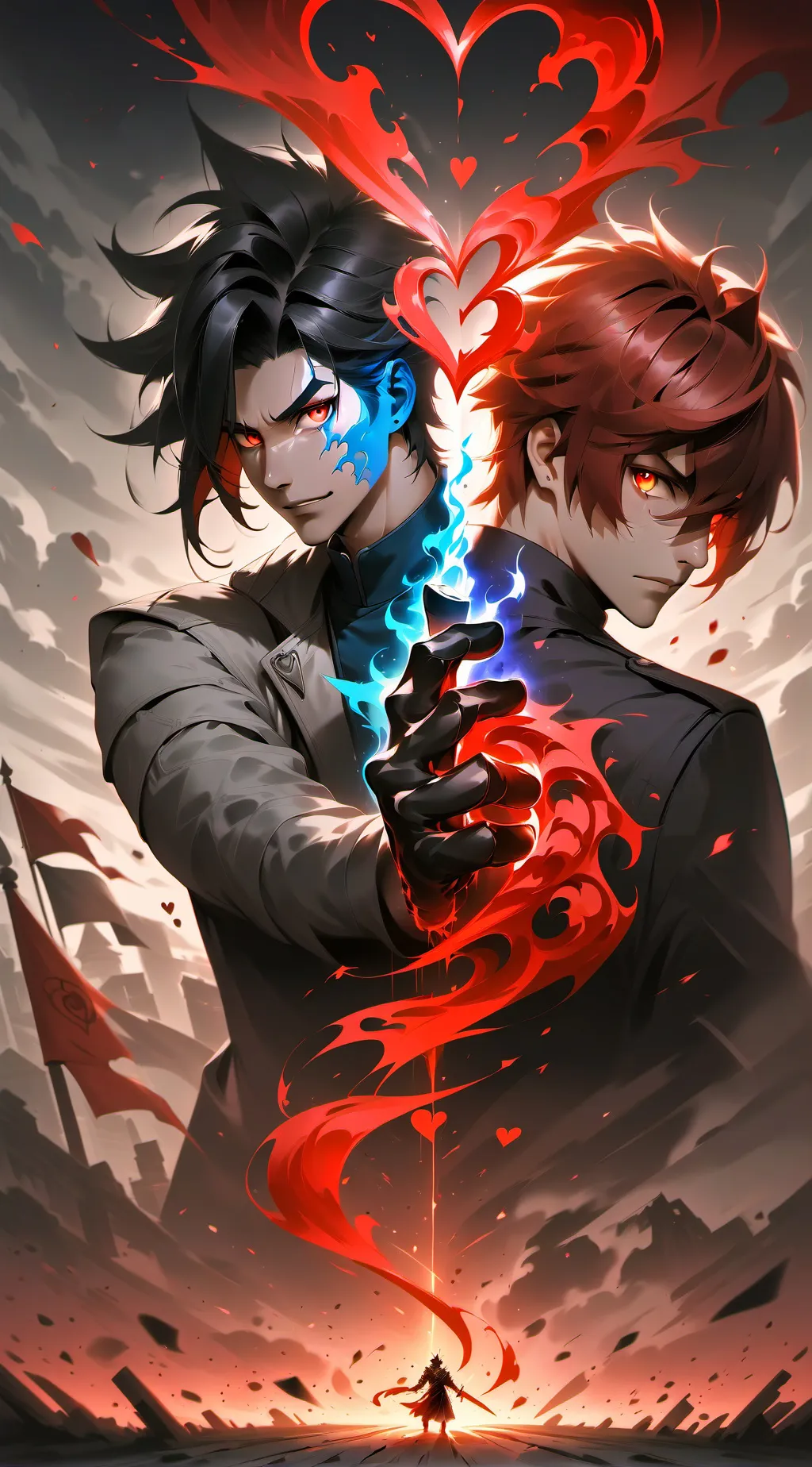 ai character: the split soul background