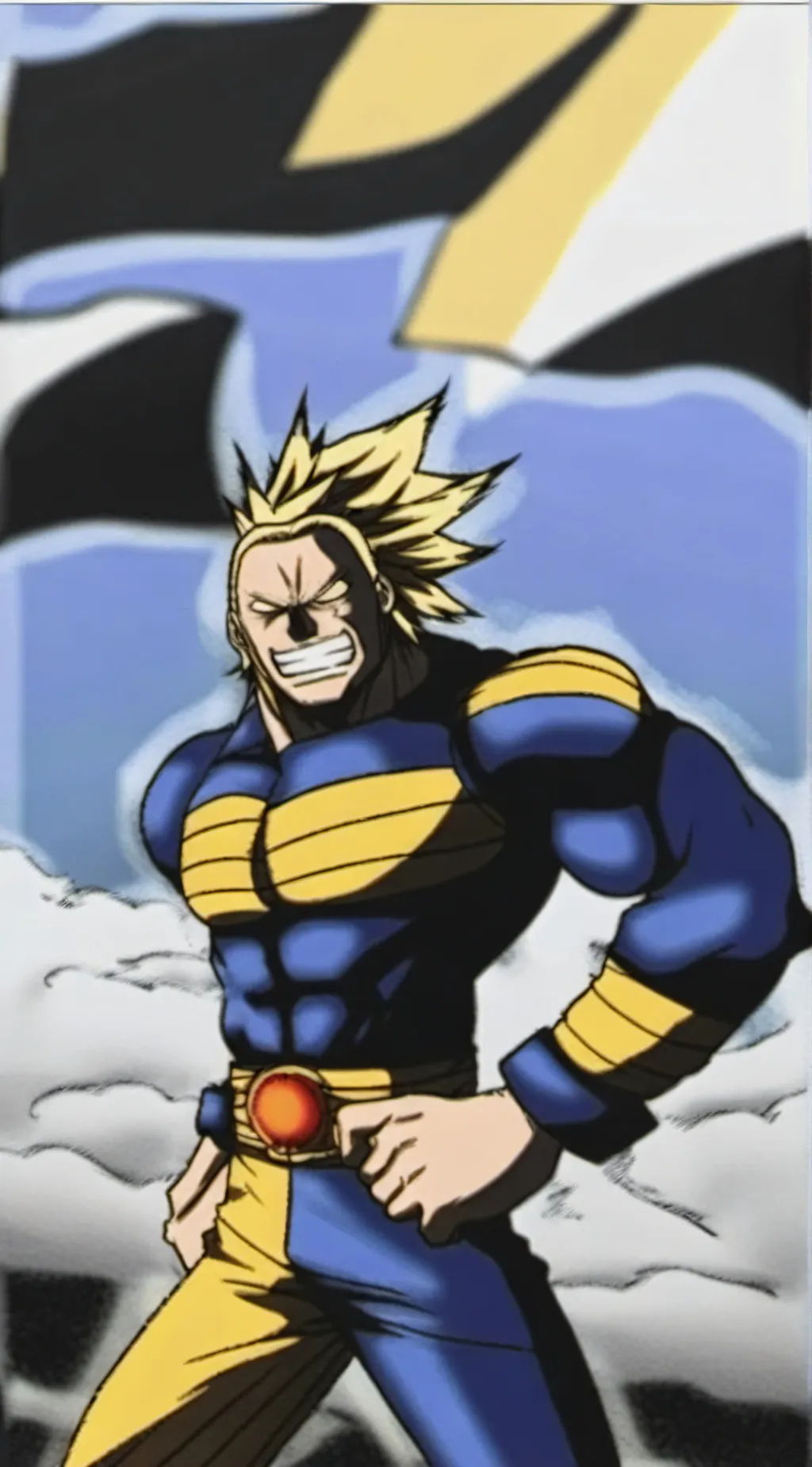 ai character: all might background