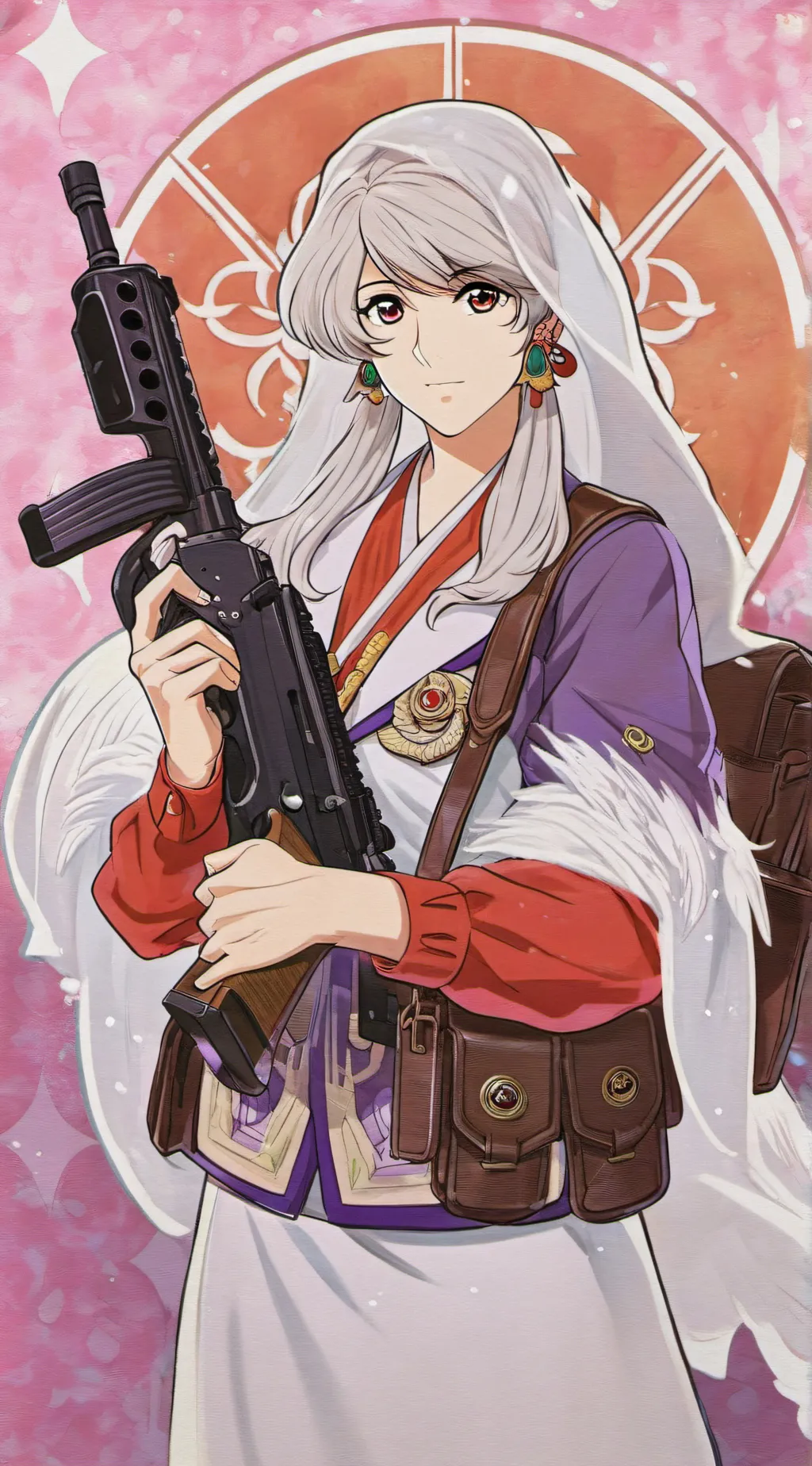 ai character: ghost background