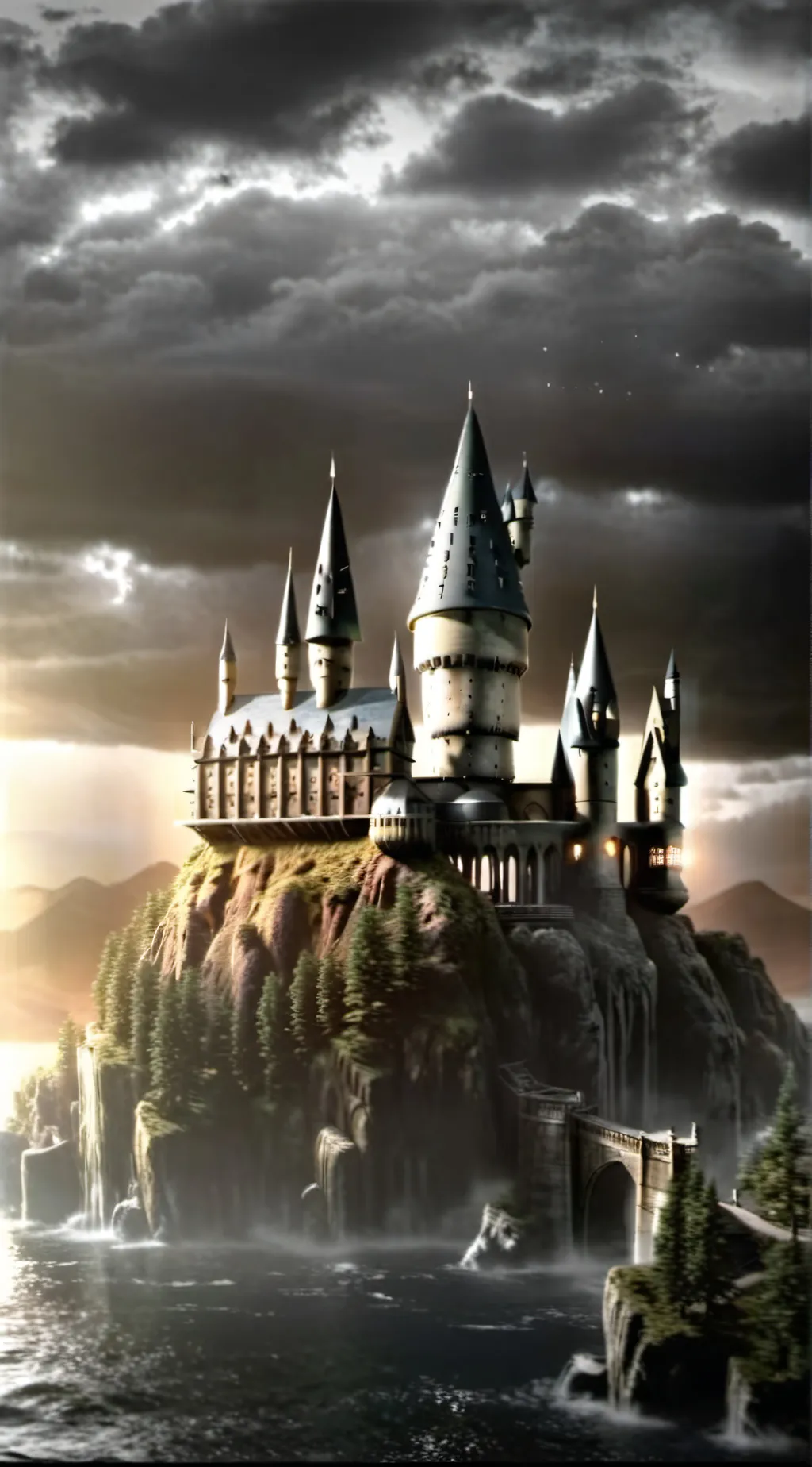ai character: Hogwarts background