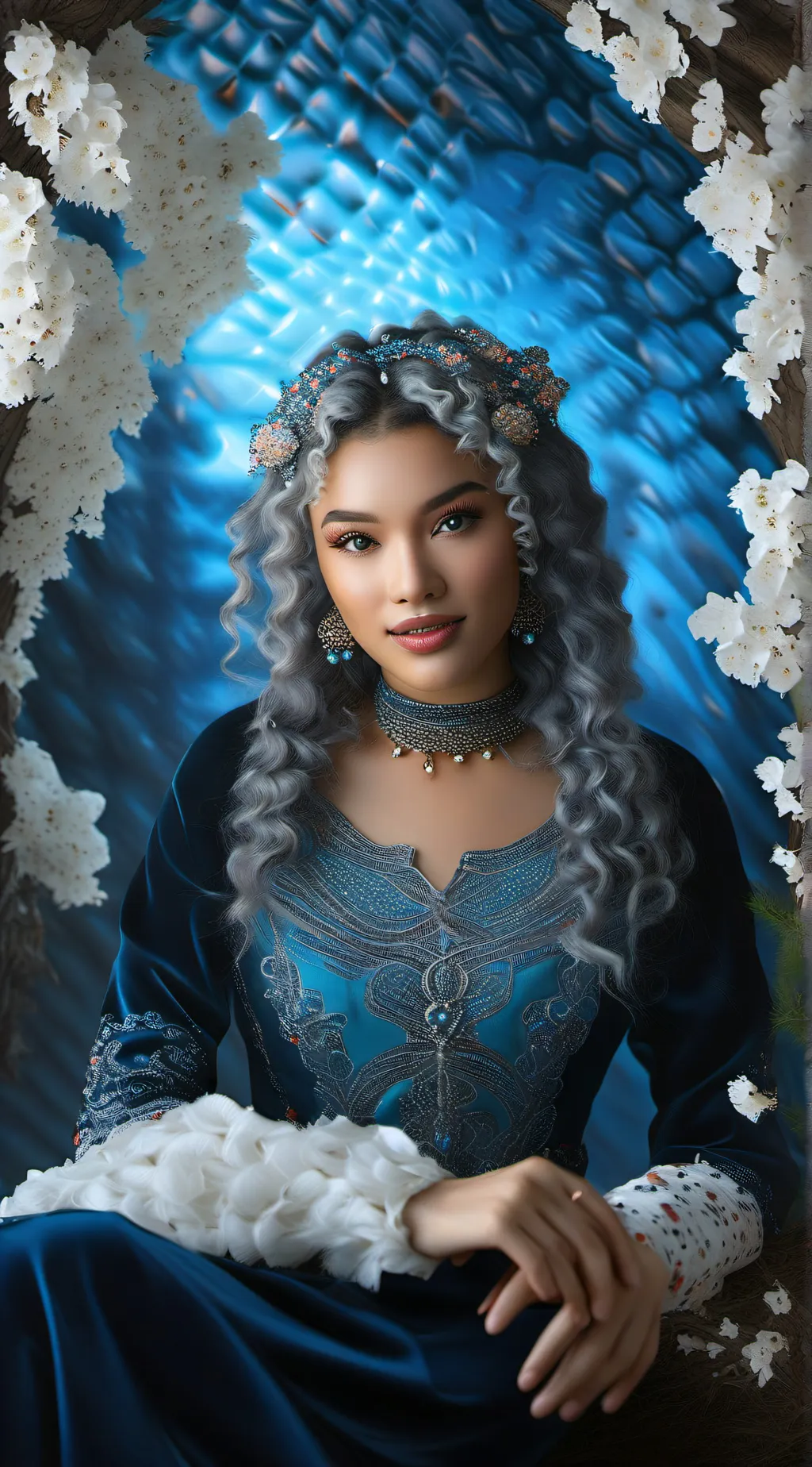 ai character: Chloe Charming background