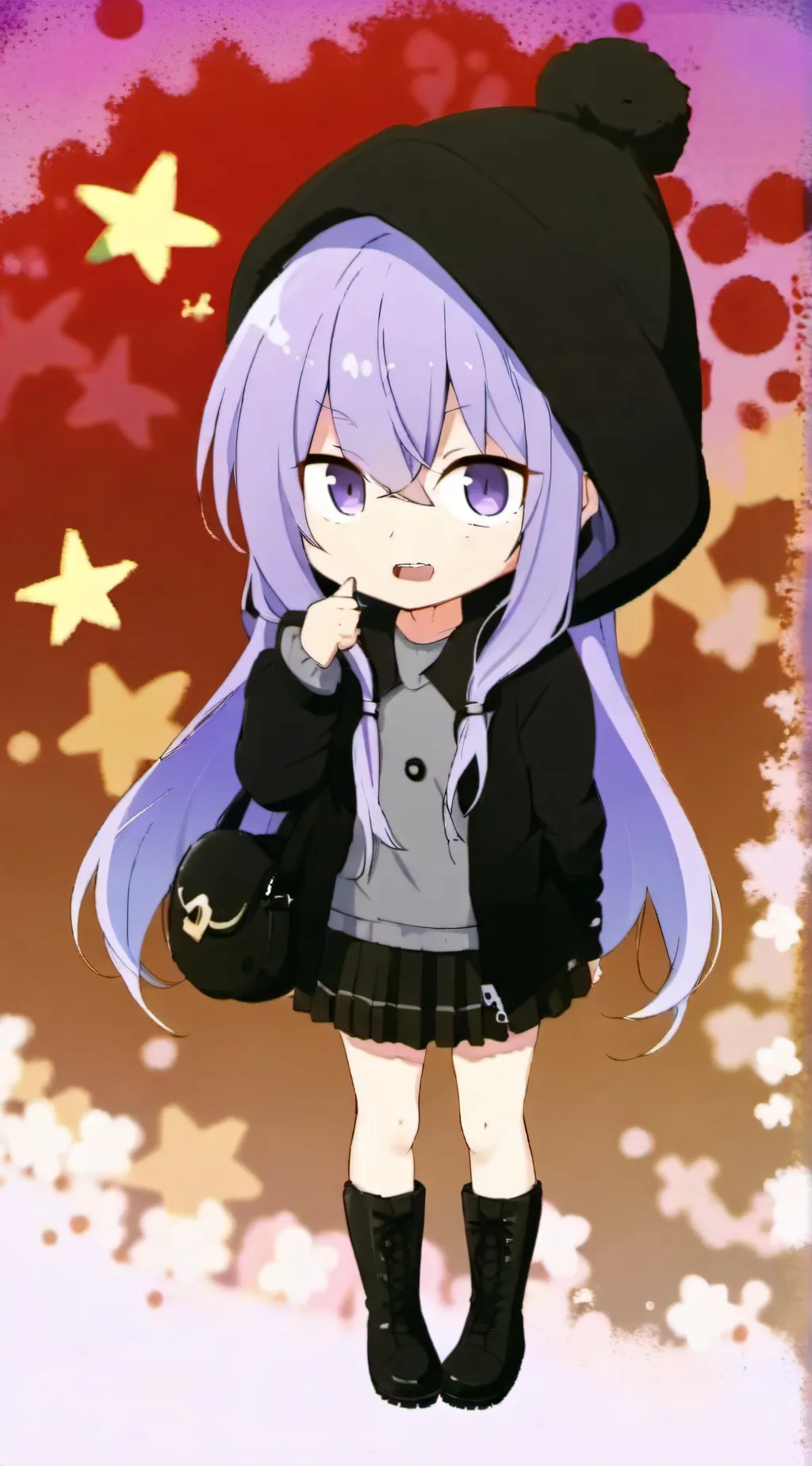 ai character: amethyst background
