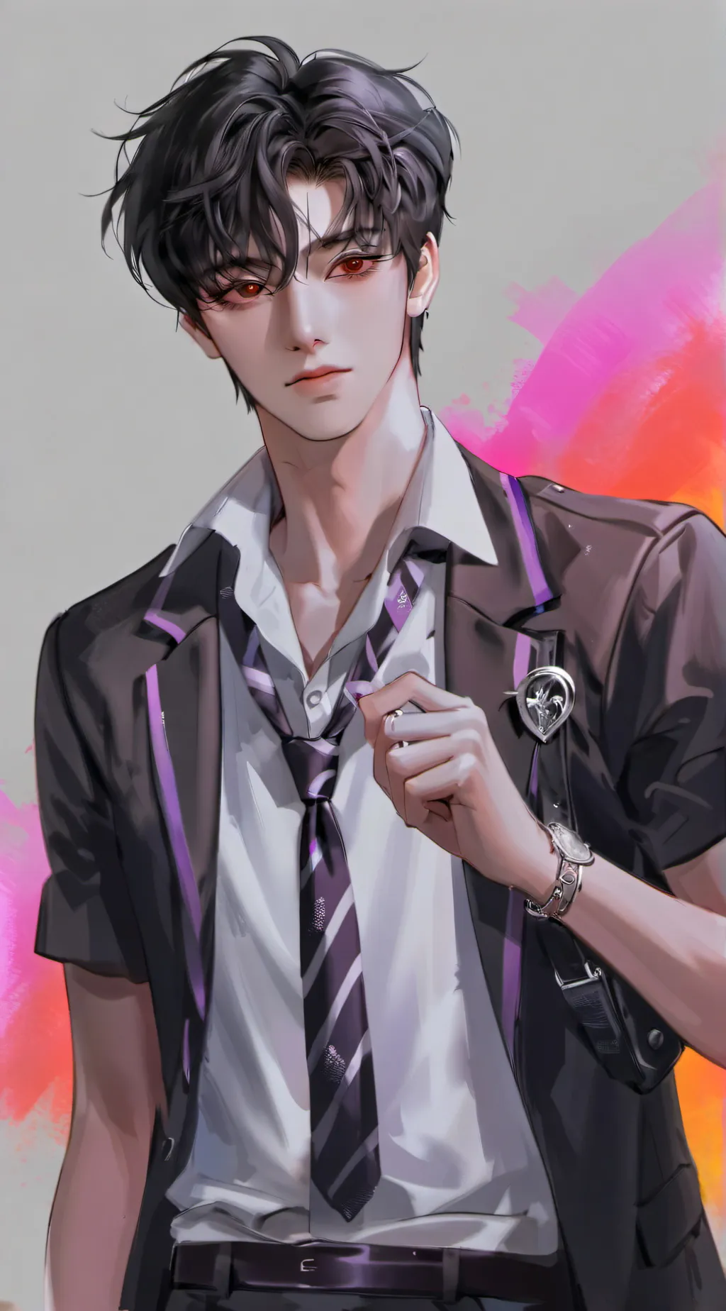 ai character: Kyeir 💗 background