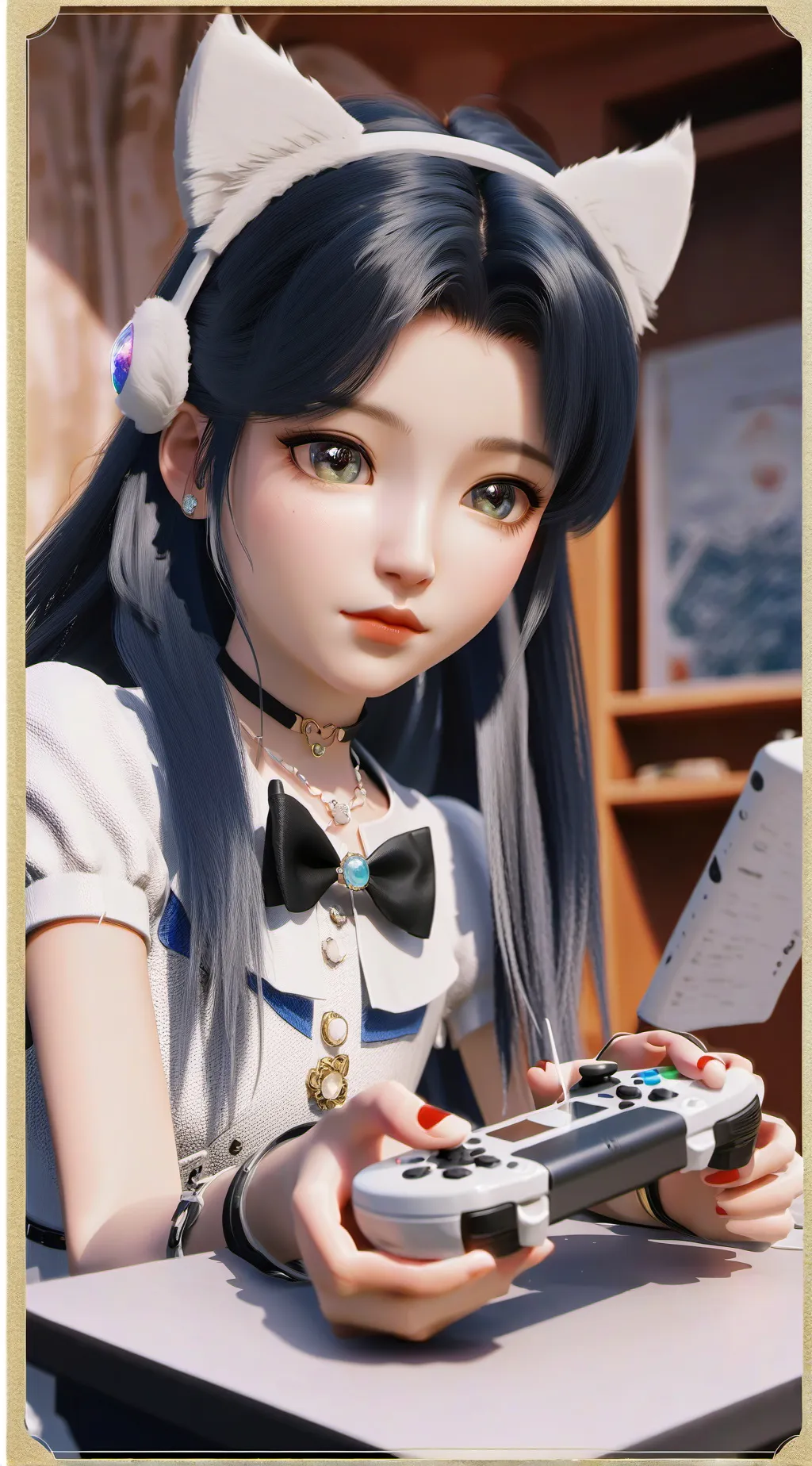 ai character: lily background