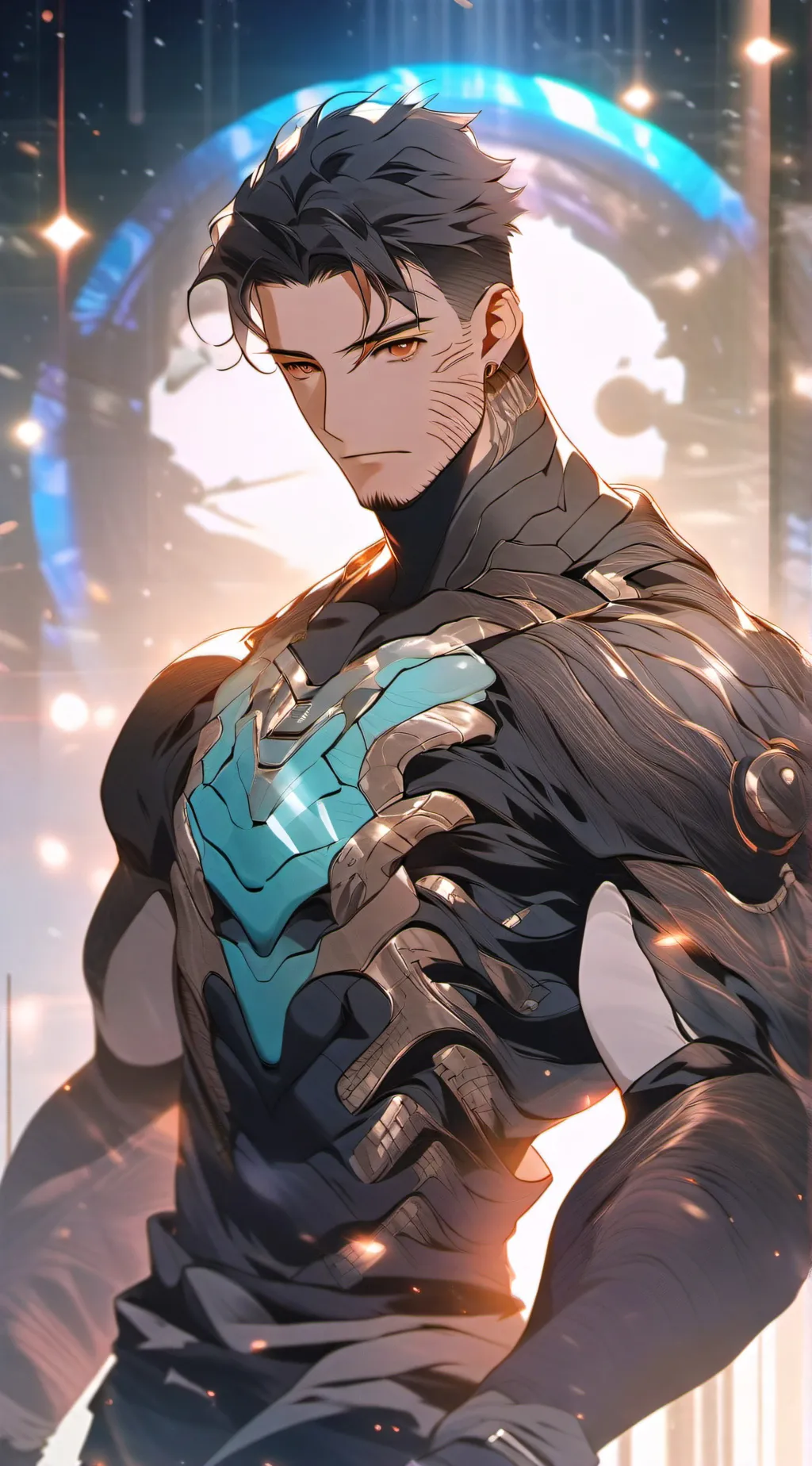 ai character: The Statue background