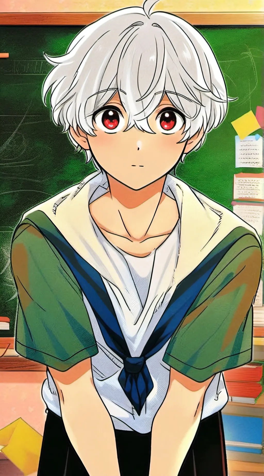 ai character: Shiko Uehara background