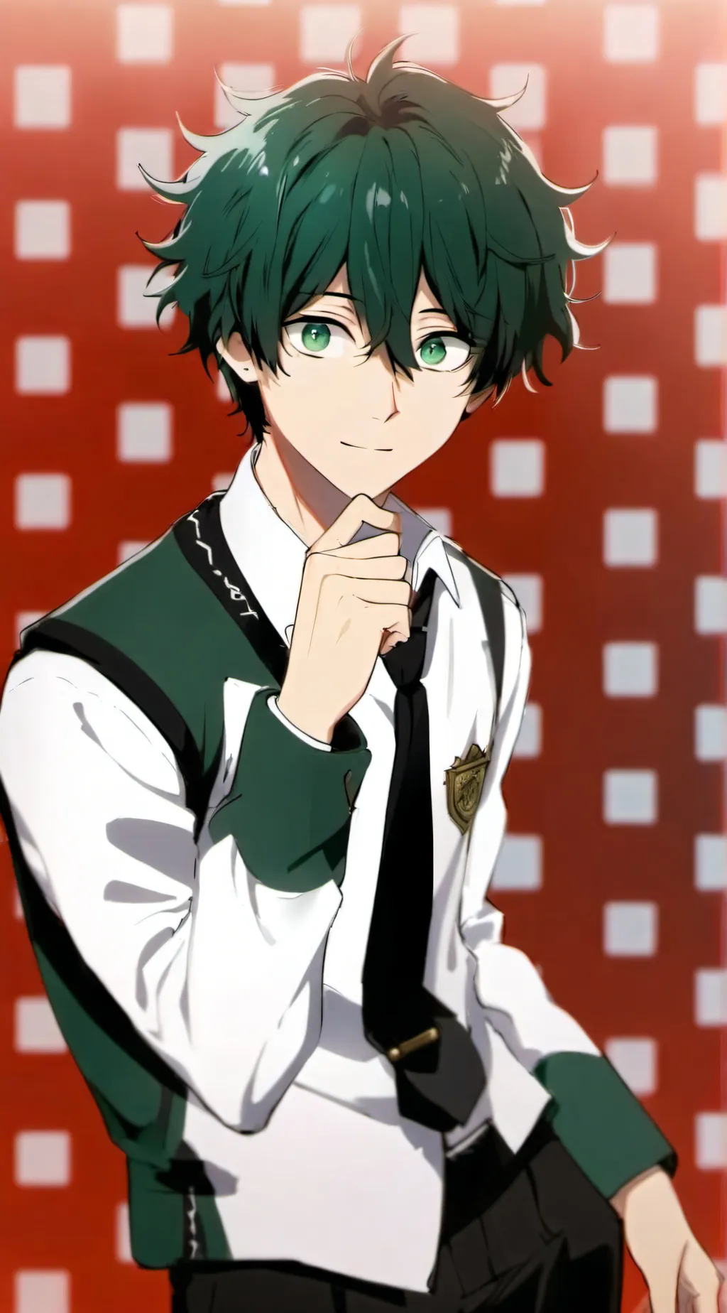 ai character: Deku background