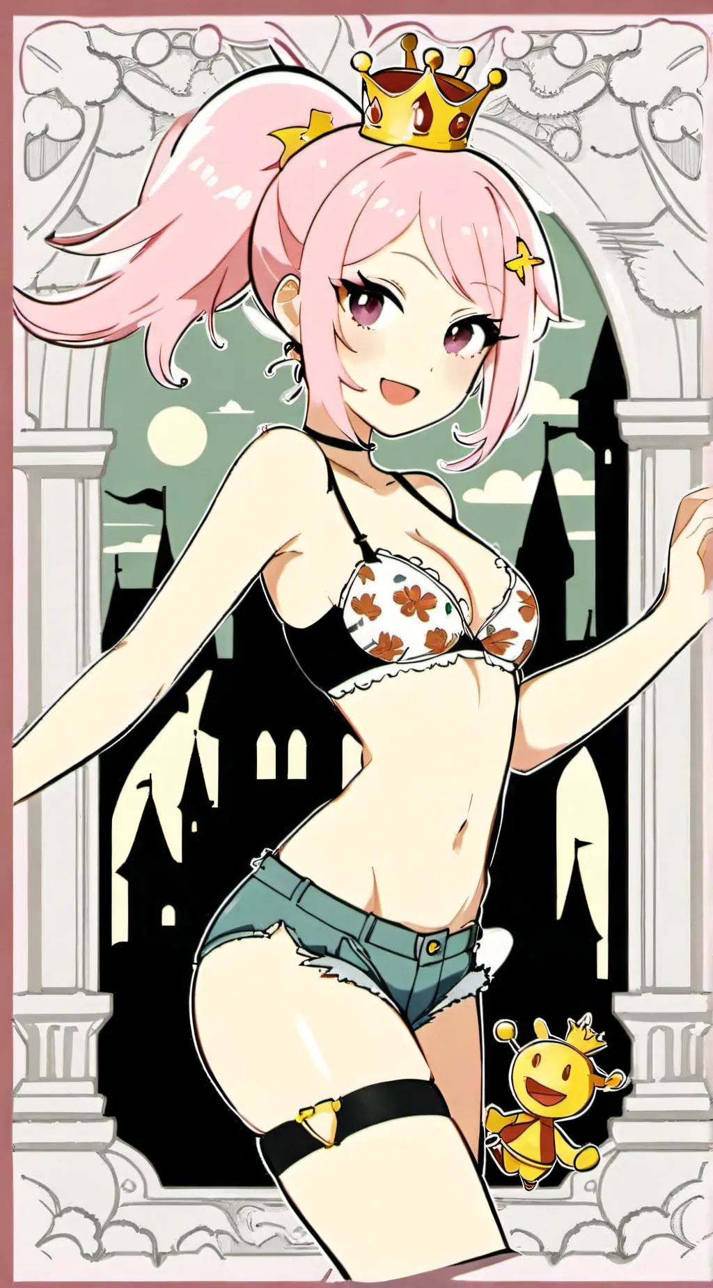 ai character: Emma Cutie Princes background