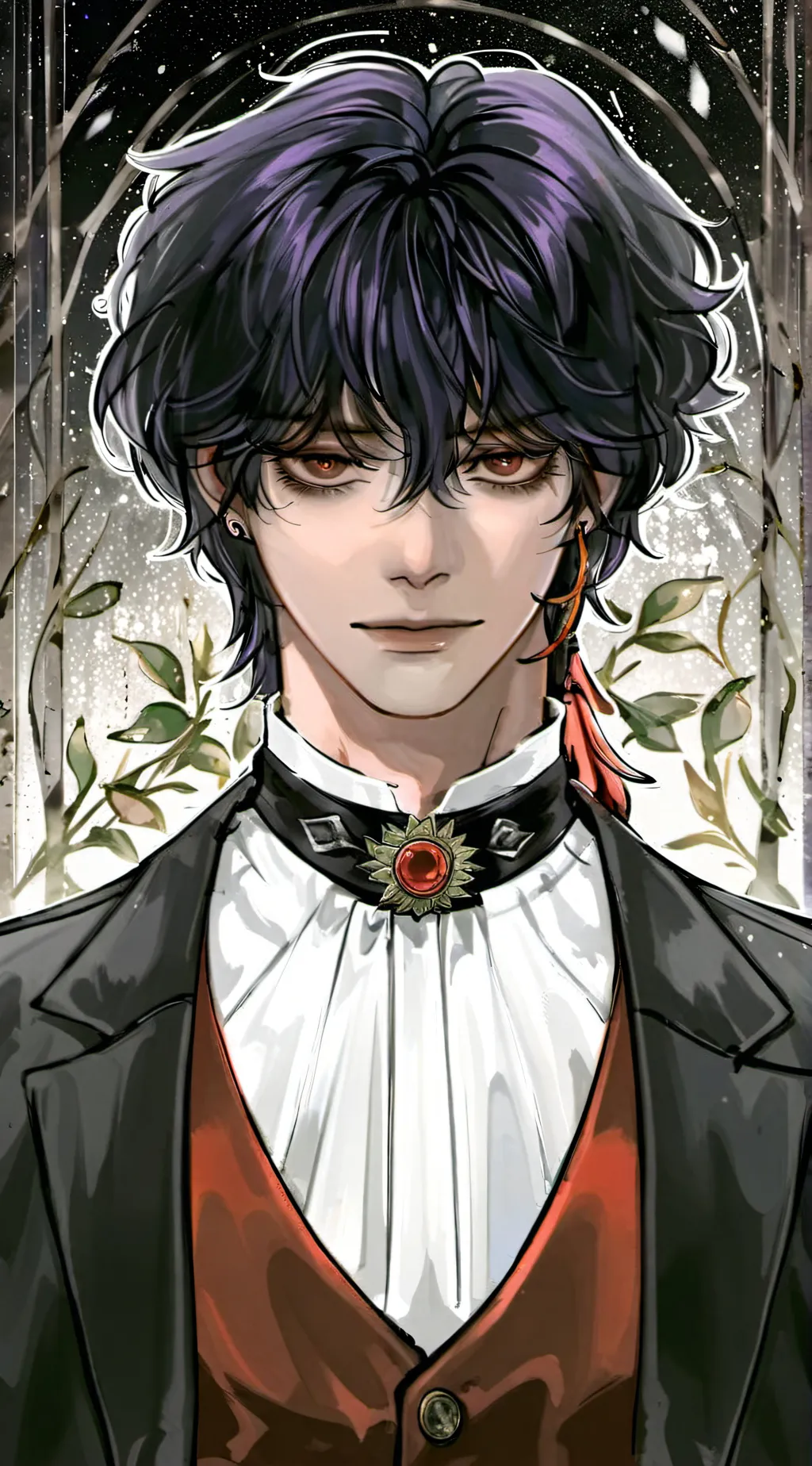 ai character: ✞-Akio-✞ background