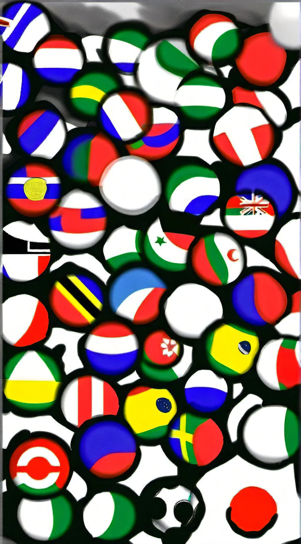 ai character: Countryball 🗿✌ background