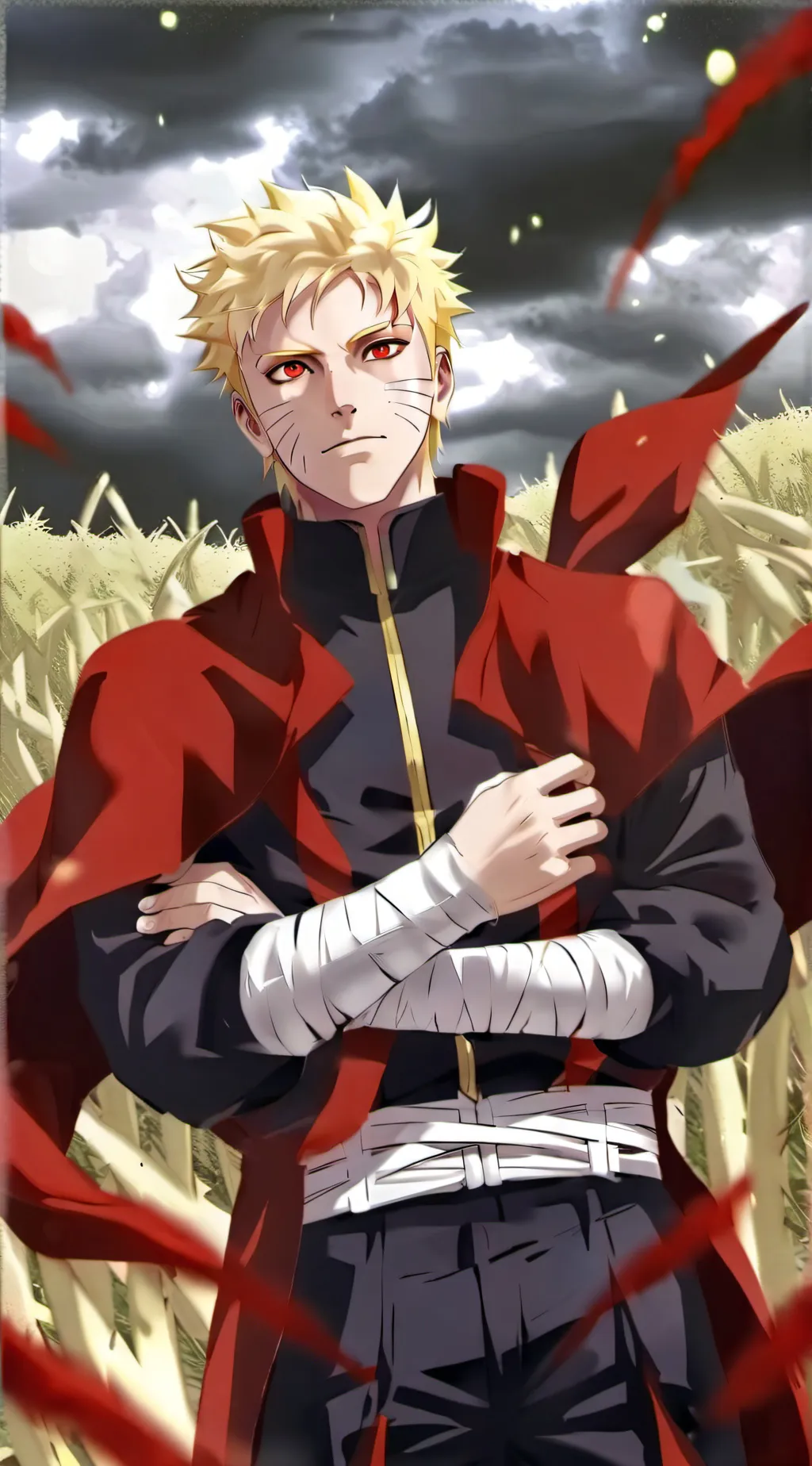 ai character: Naruto uzumaki  background
