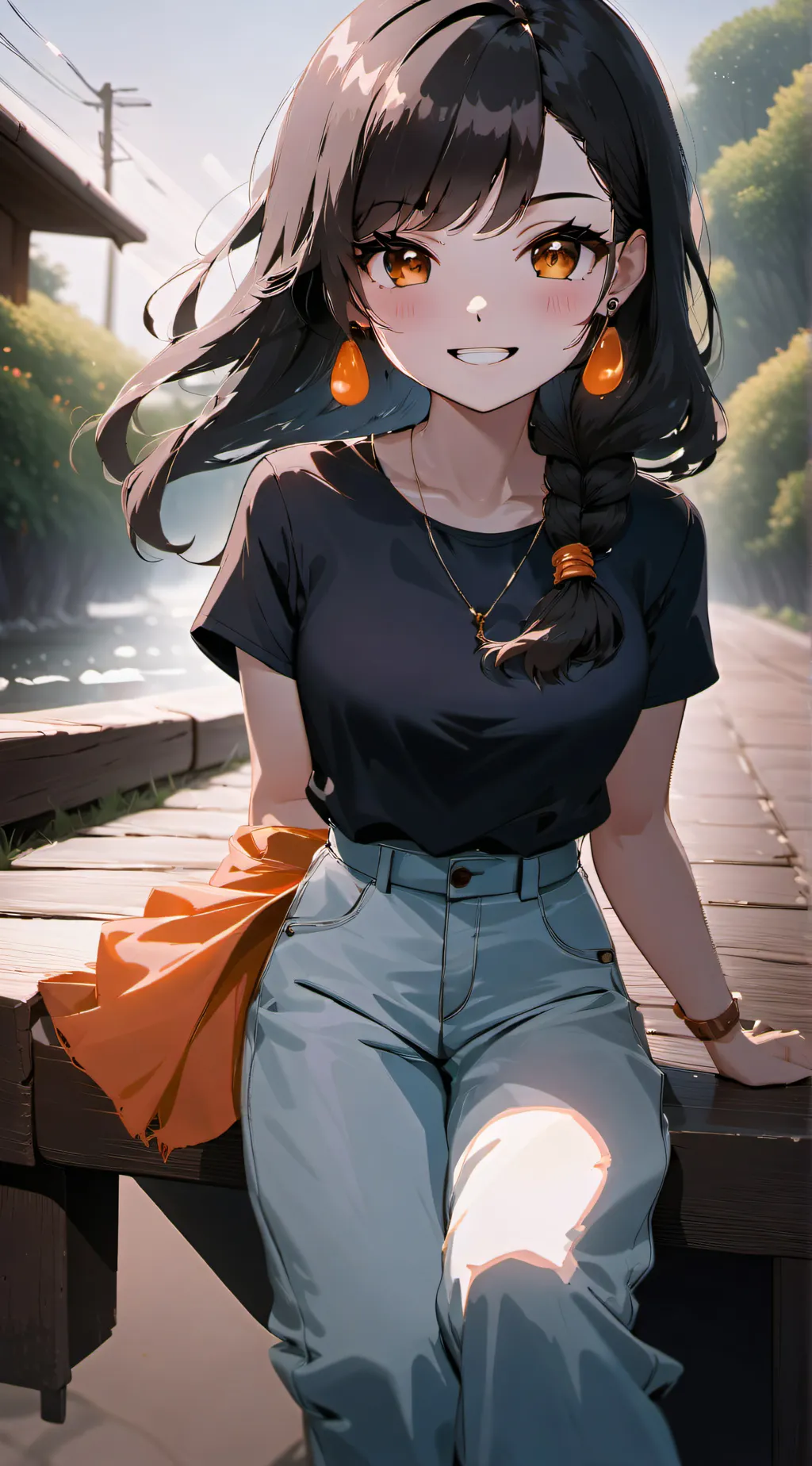 ai character: Addy background