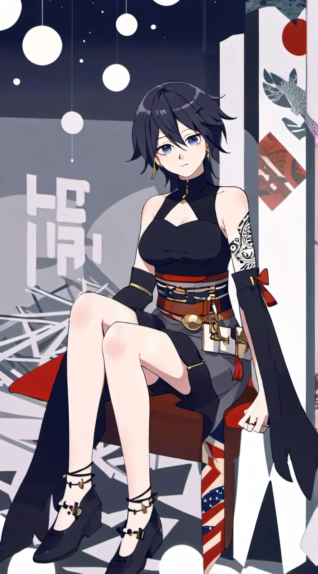 ai character: Fuyumi  background