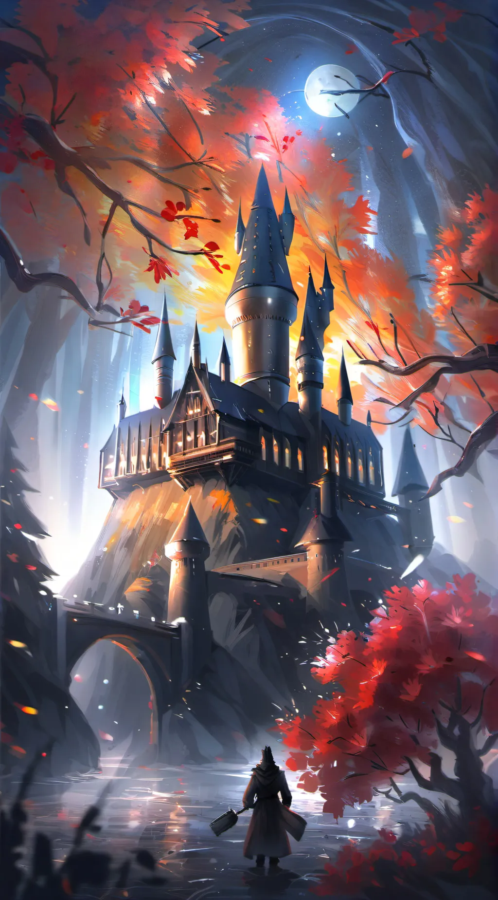 ai character: Hogwarts 4 background