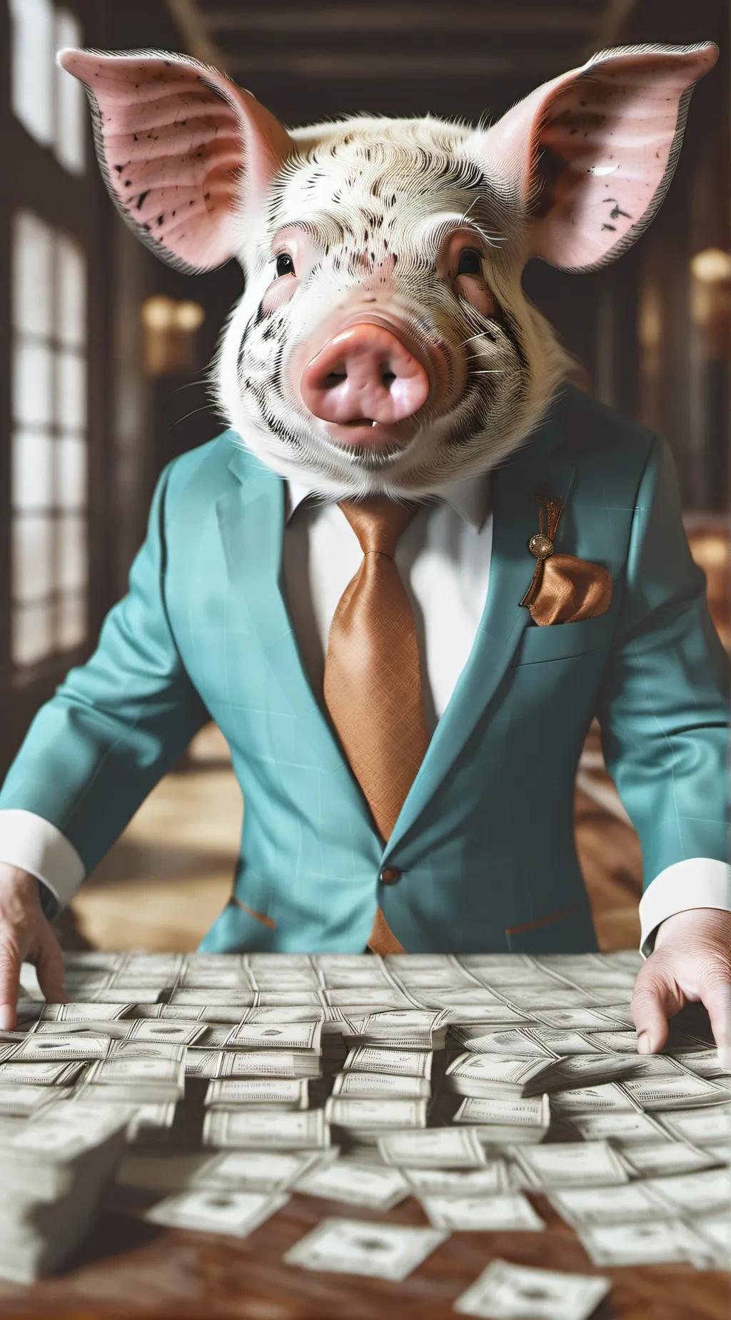 ai character: Piggly Wiggly 30th background