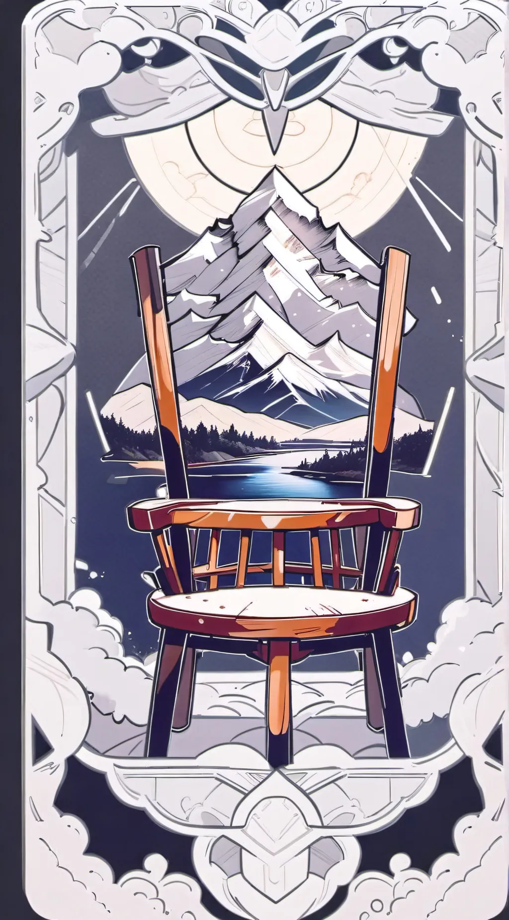 ai character: 🪑 chair background