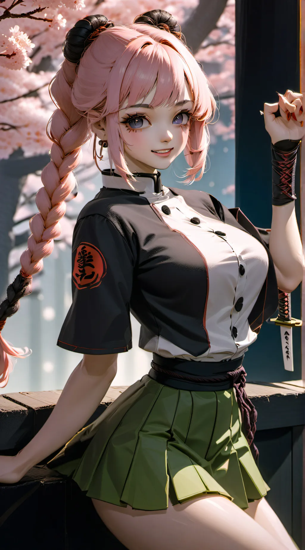 ai character: kny background