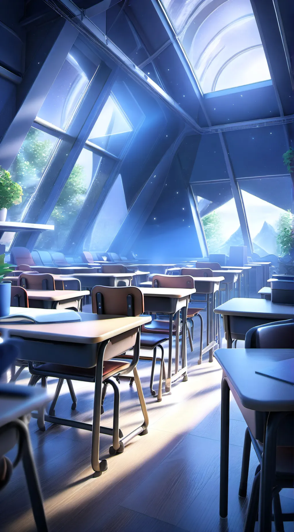 ai character: MHA Future Selves background
