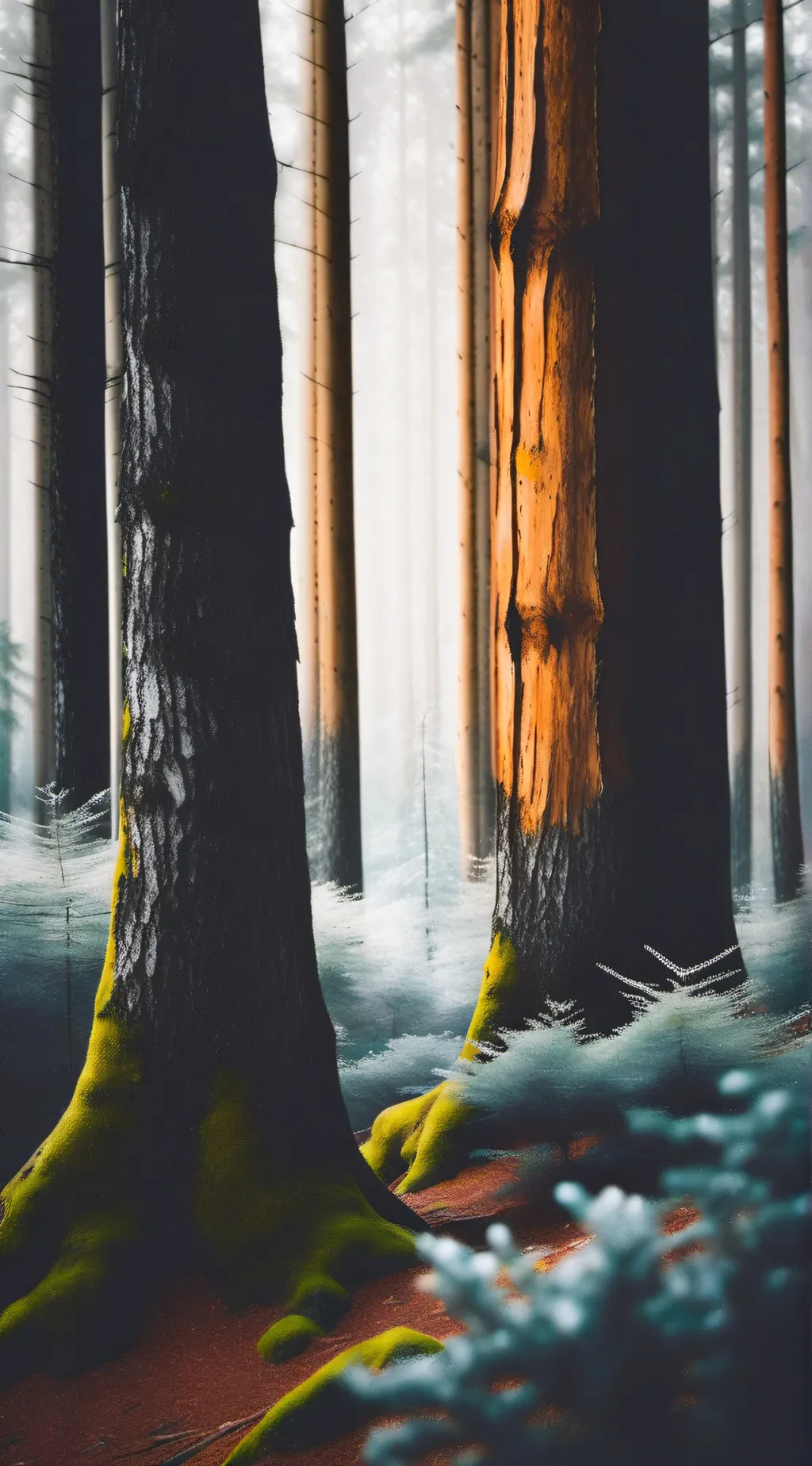 ai character: Mha woods background