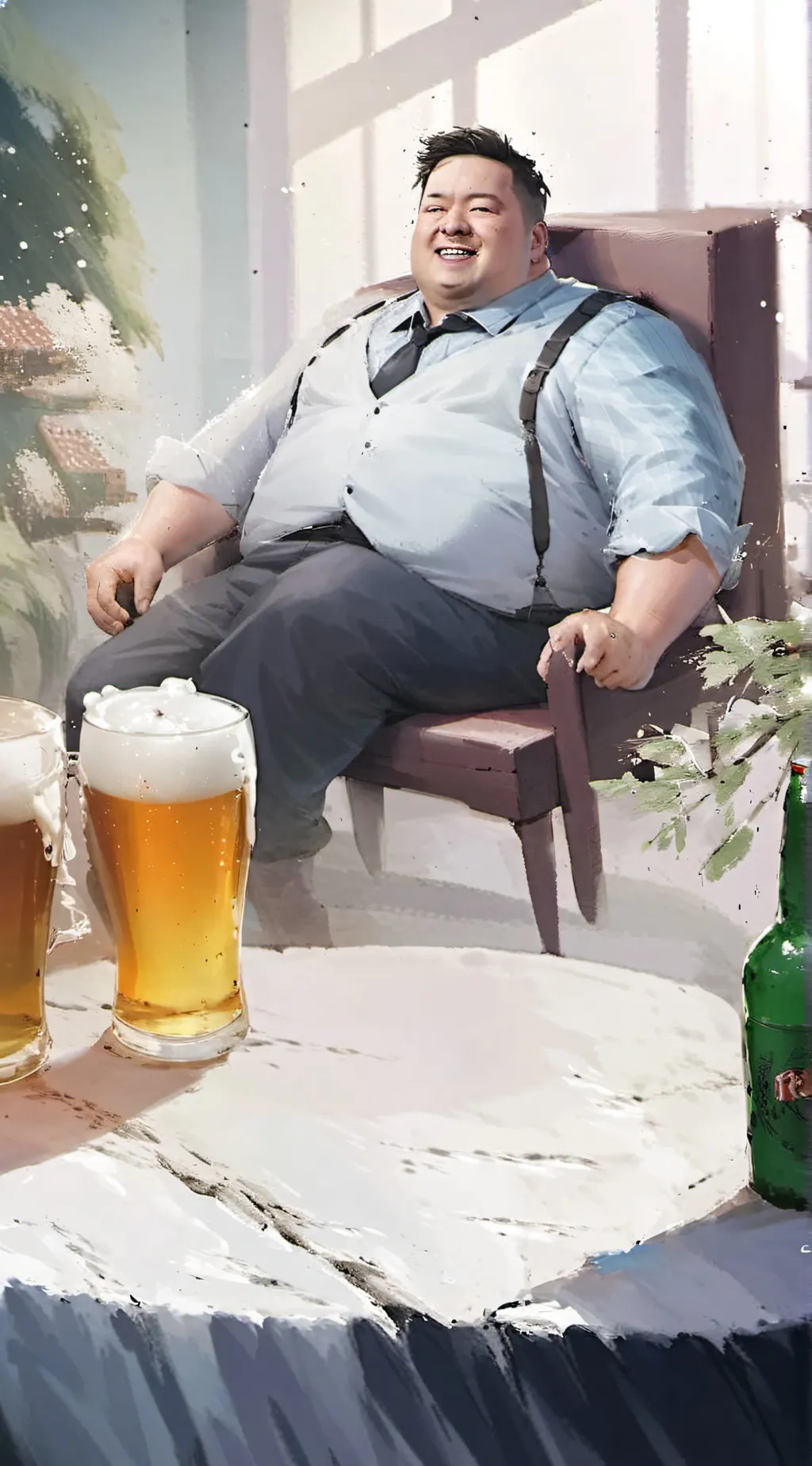 ai character: Carter background