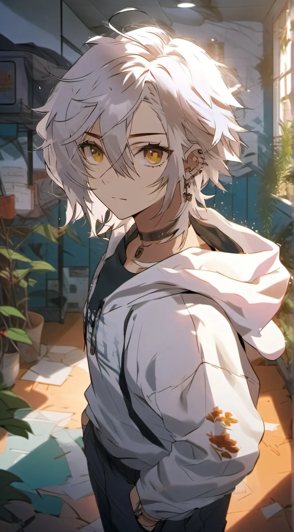 ai character: Kira  background