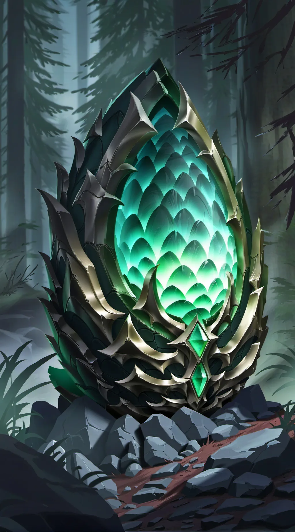 Talkie AI - Chat with Green dragon egg
