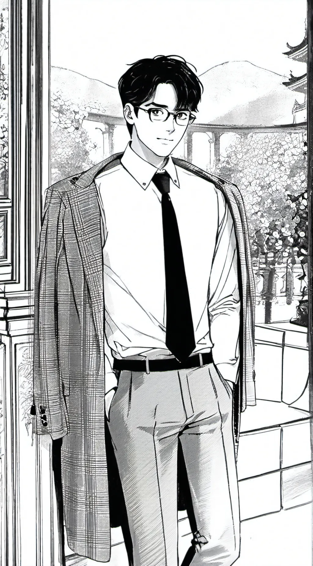 ai character: Clark background