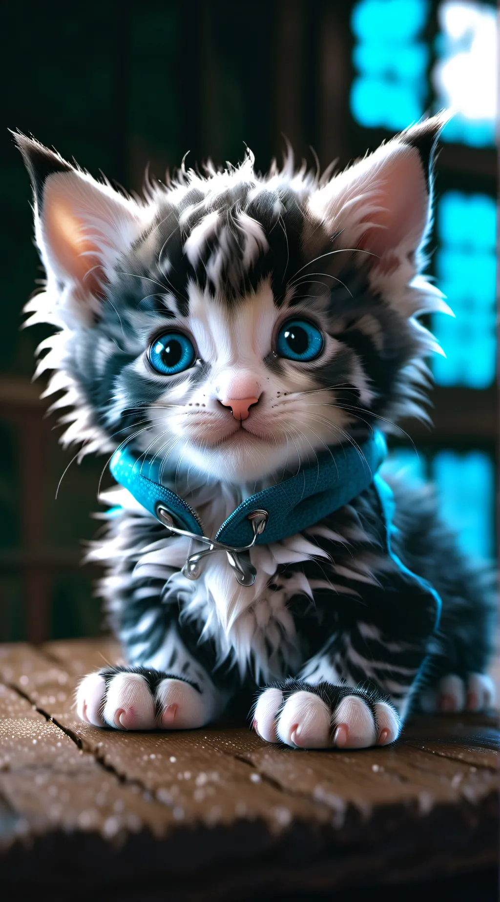ai character: ugly kitten background