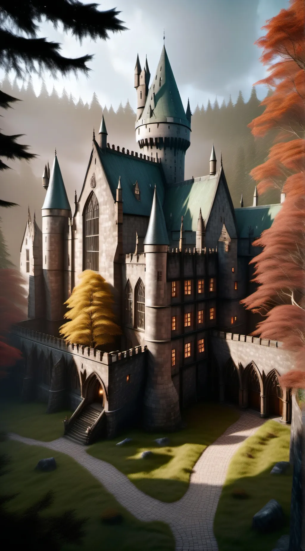 ai character: hogwarts background