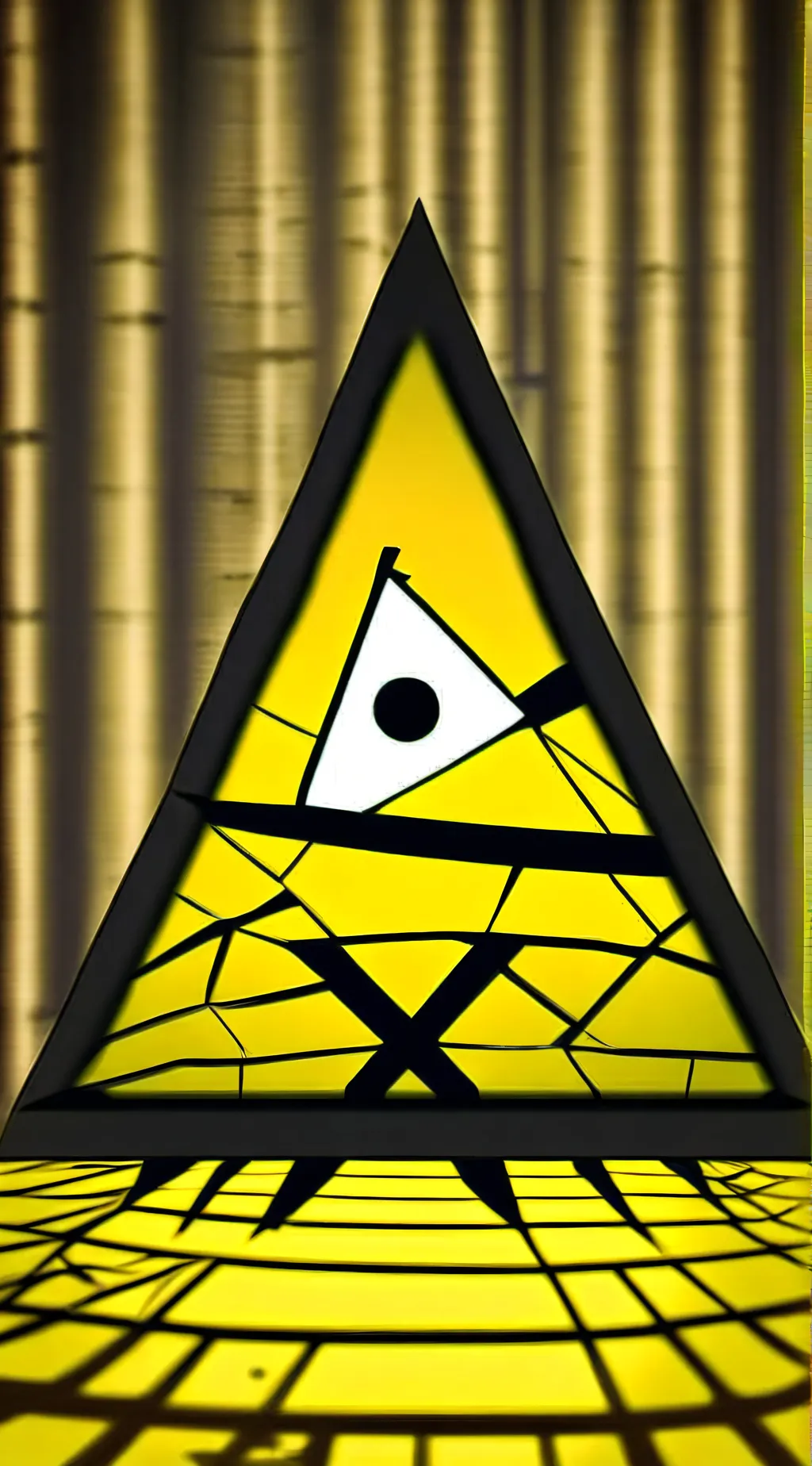 ai character: Bill Cipher  background
