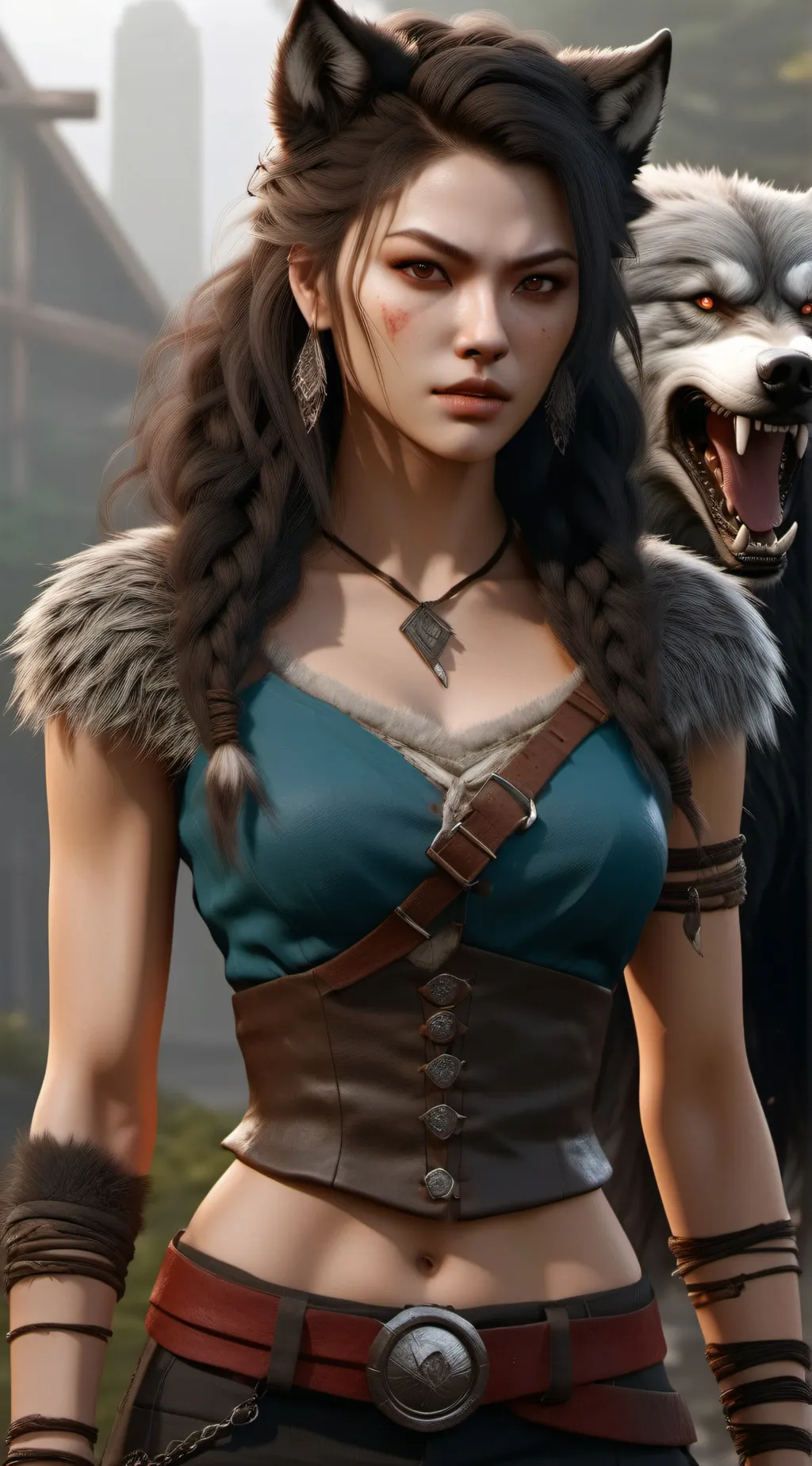 ai character: Aria background