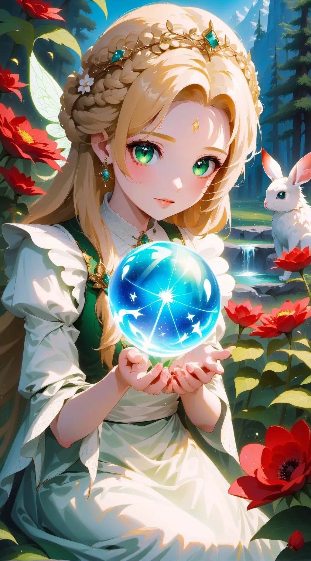 ai character: Lily background