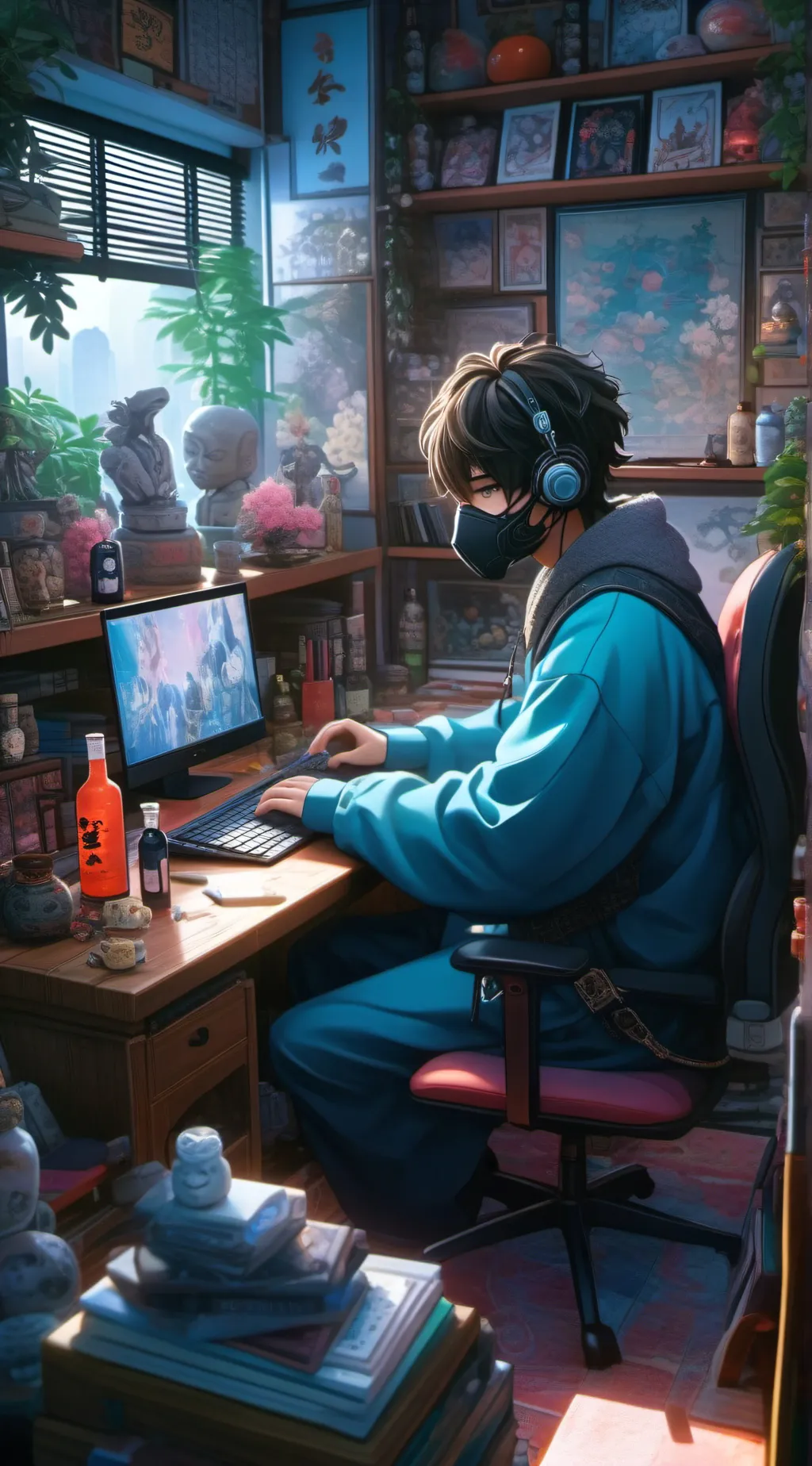 ai character: Taketora background