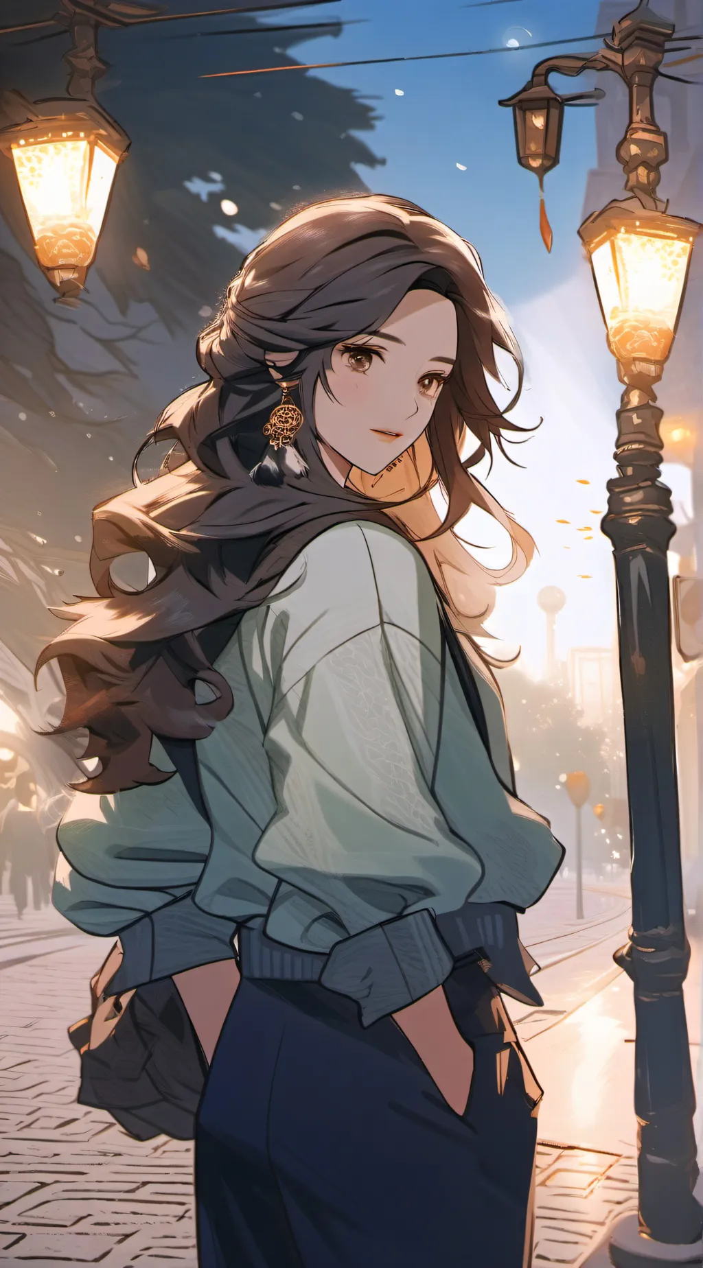 ai character: Rebecca  background