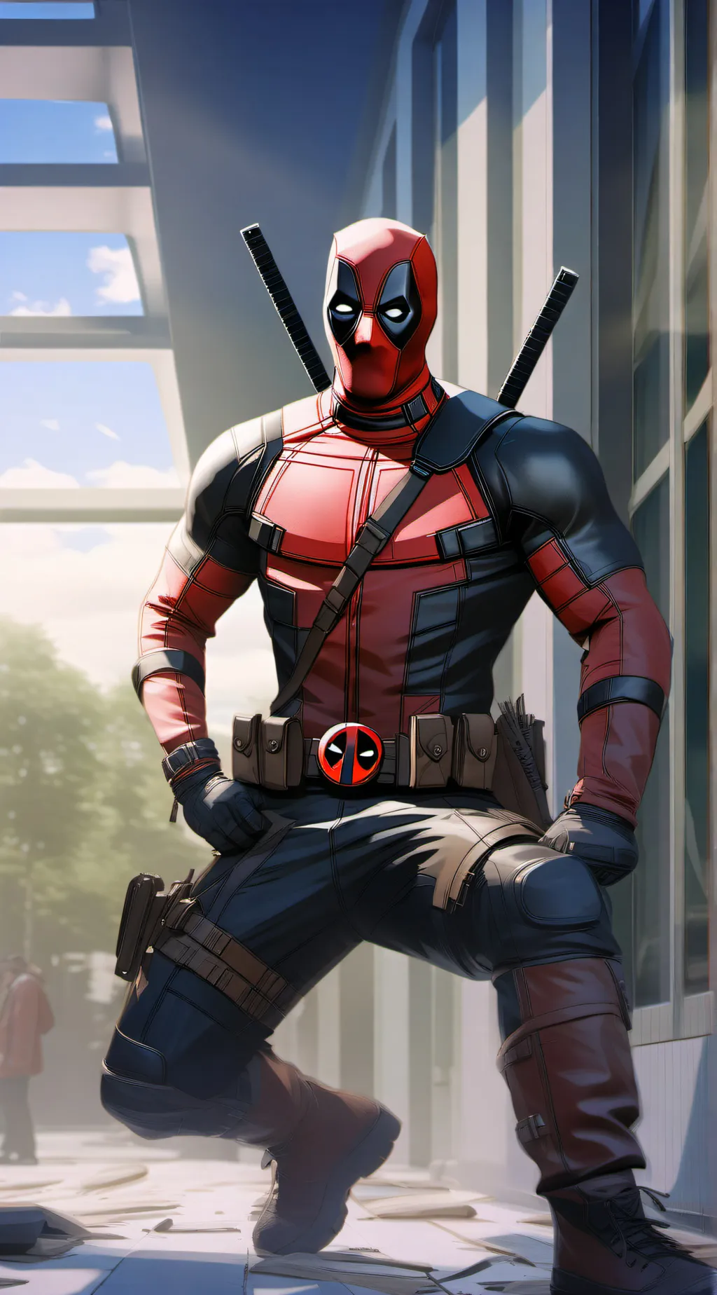ai character: Deadpool background